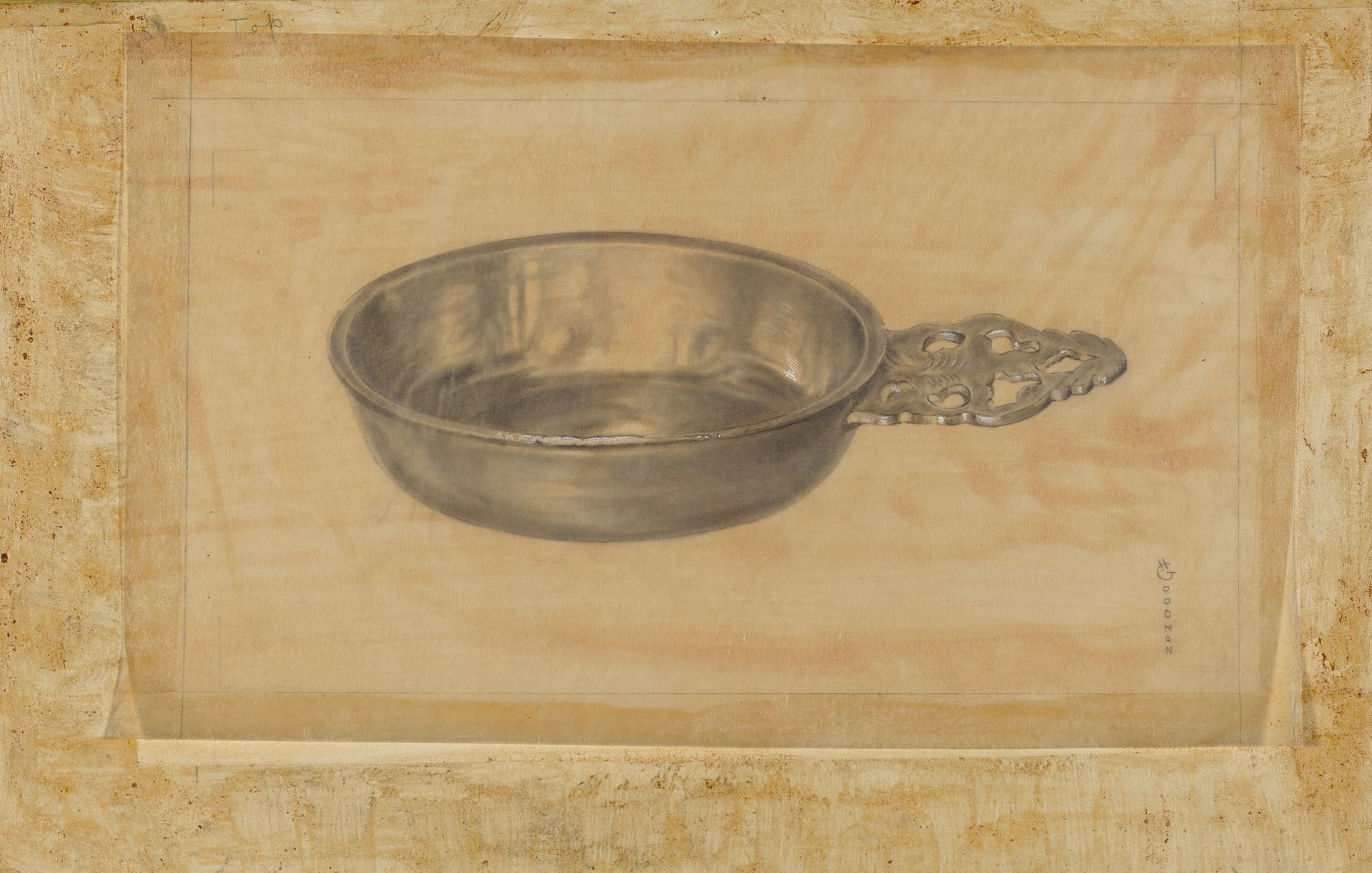 Pewter Porringer by Harry Goodman
