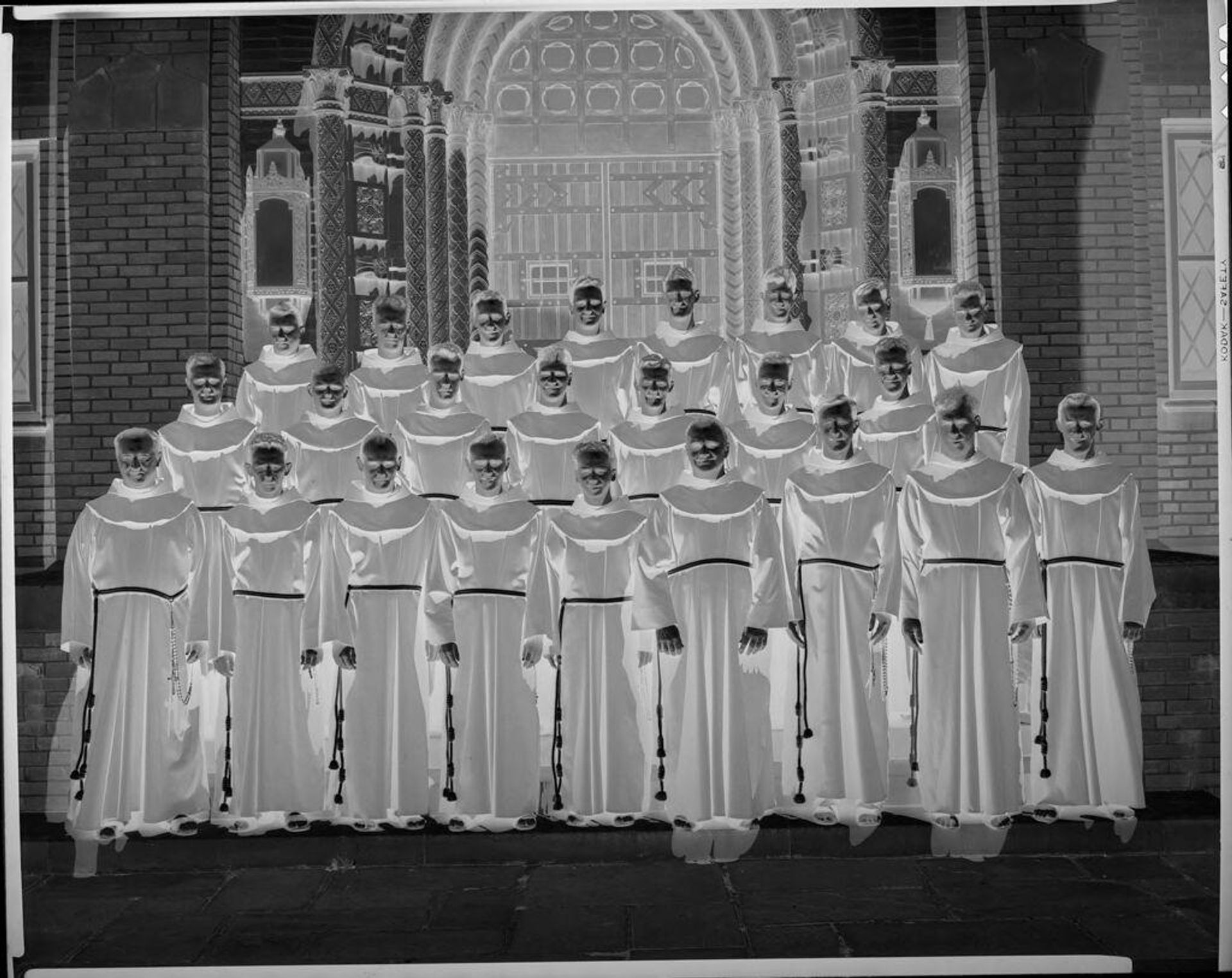 Untitled (ordination class, Holy Name College) by Harris & Ewing