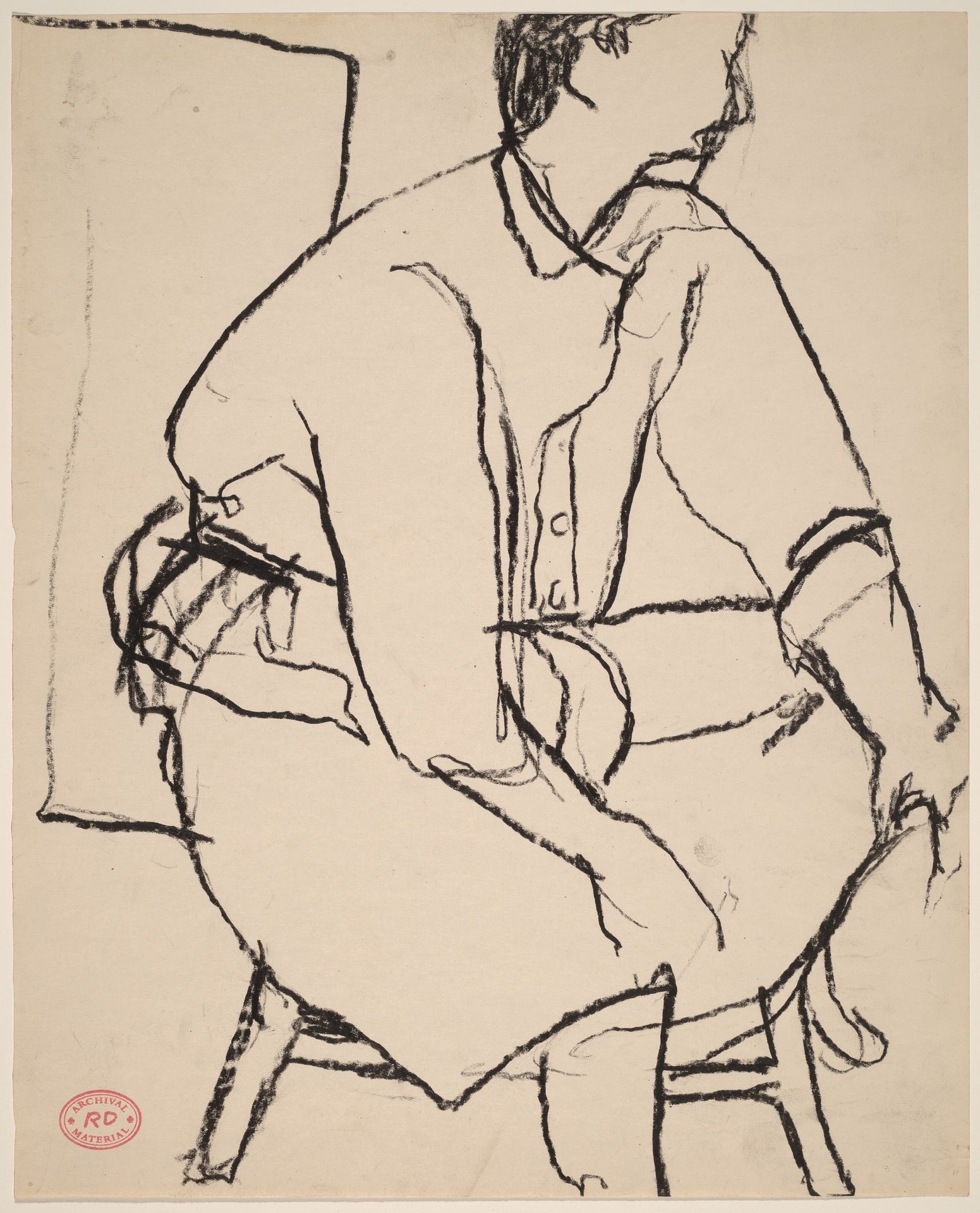 Untitled [seated woman] by Richard Diebenkorn