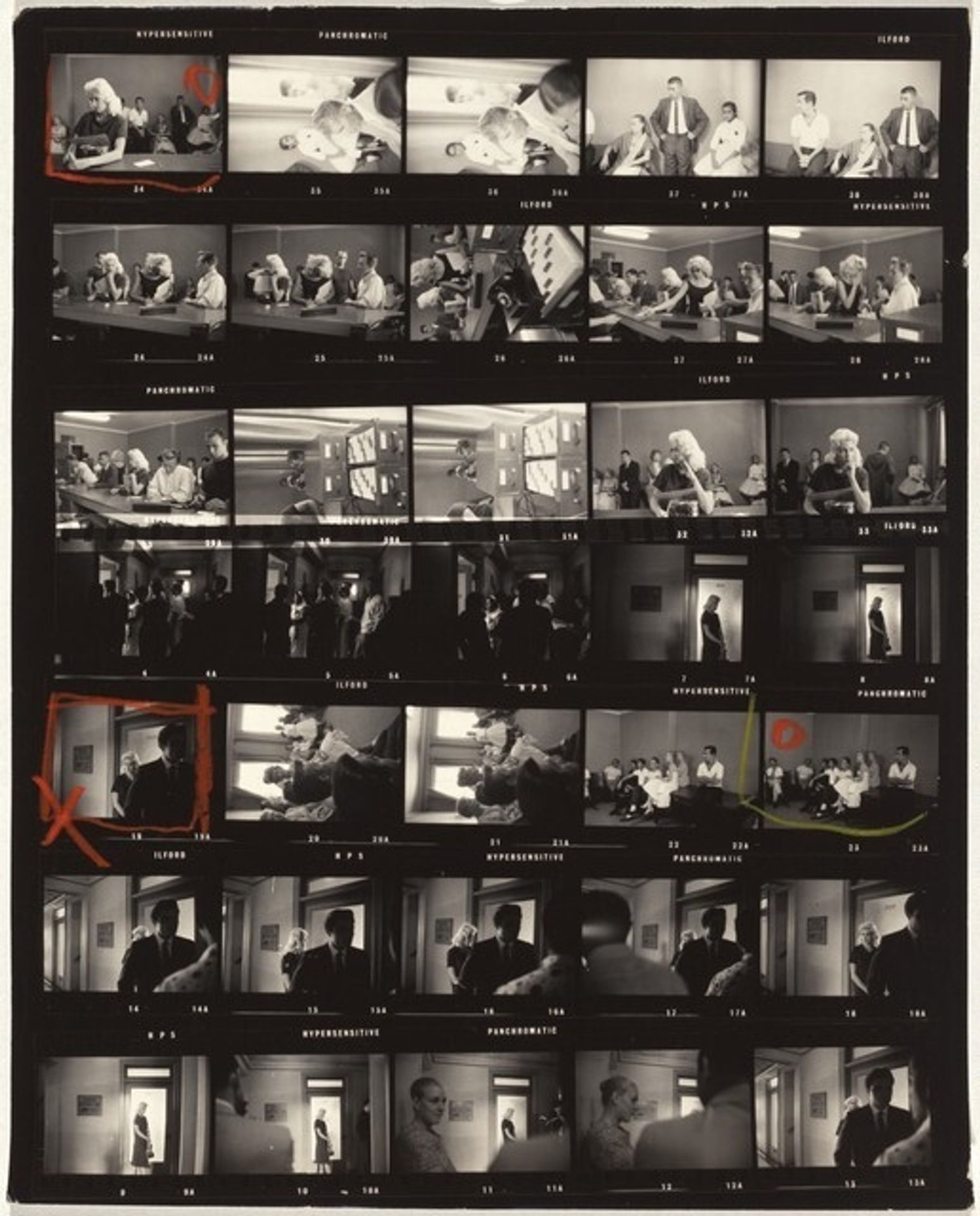 Central casting--Hollywood 18/Lines of My Hand 66 by Robert Frank