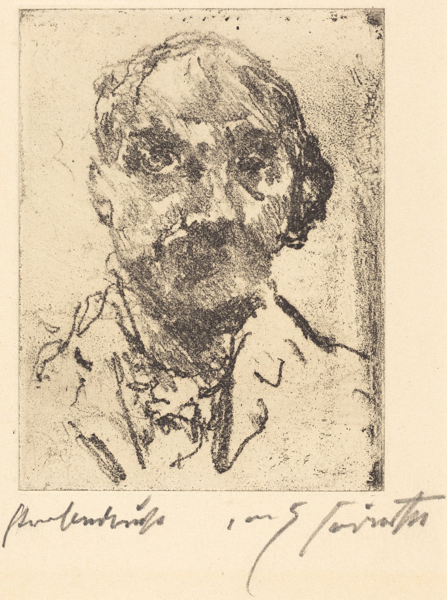 Selbstbildnis (Self-Portrait) by Lovis Corinth