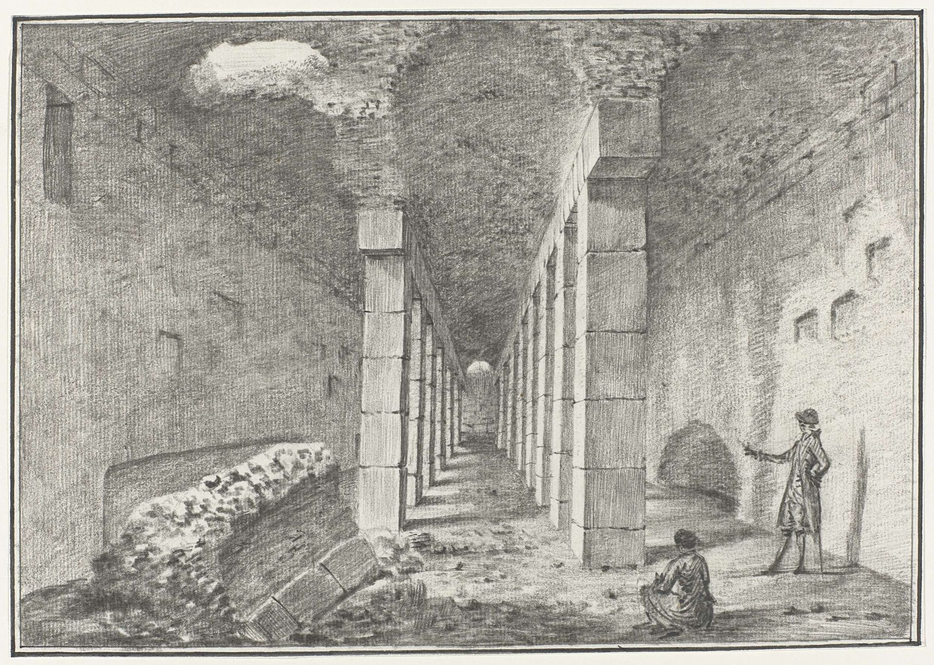 Oud waterreservoir in de omgeving van Lac de Lentini by Louis Mayer