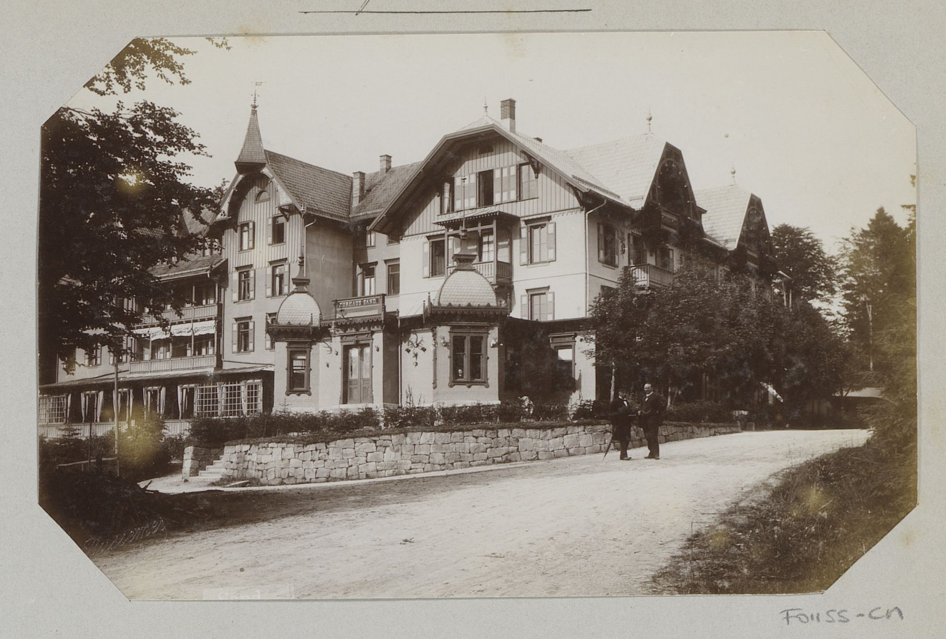 Gezicht op een Herberg in Baden-Württemberg by P. Bussemer