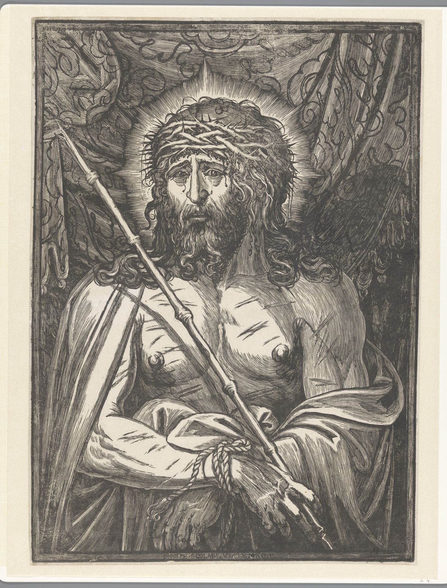 Christus als Man van Smarten by Giuseppe Scolari