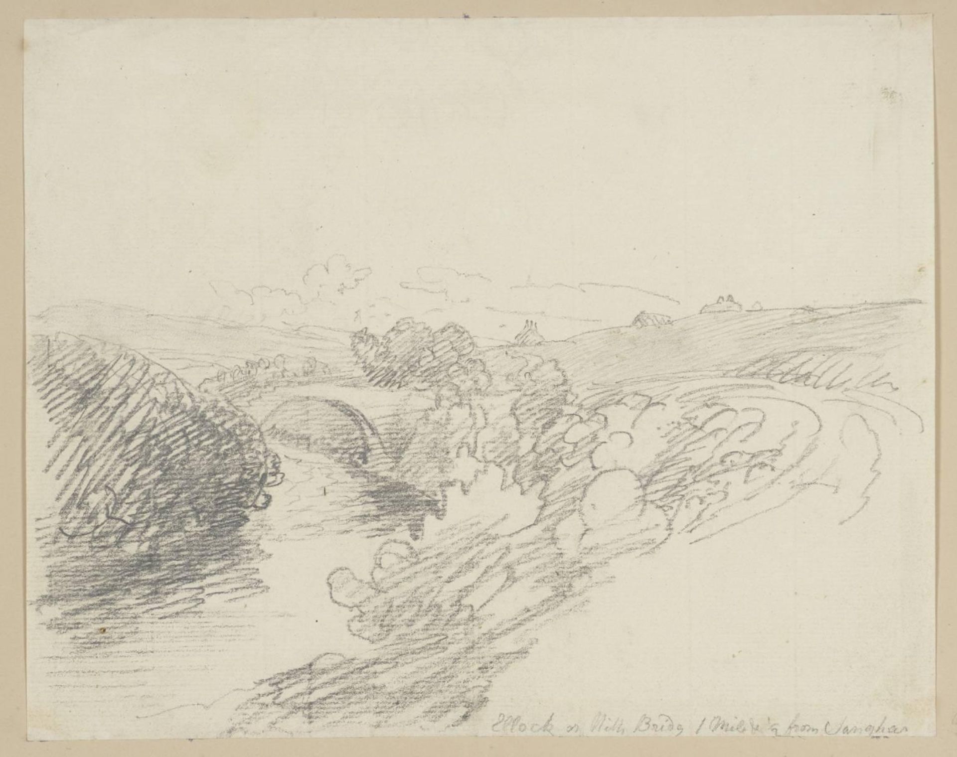 Elcock or Hills Bridge by Thomas Stothard