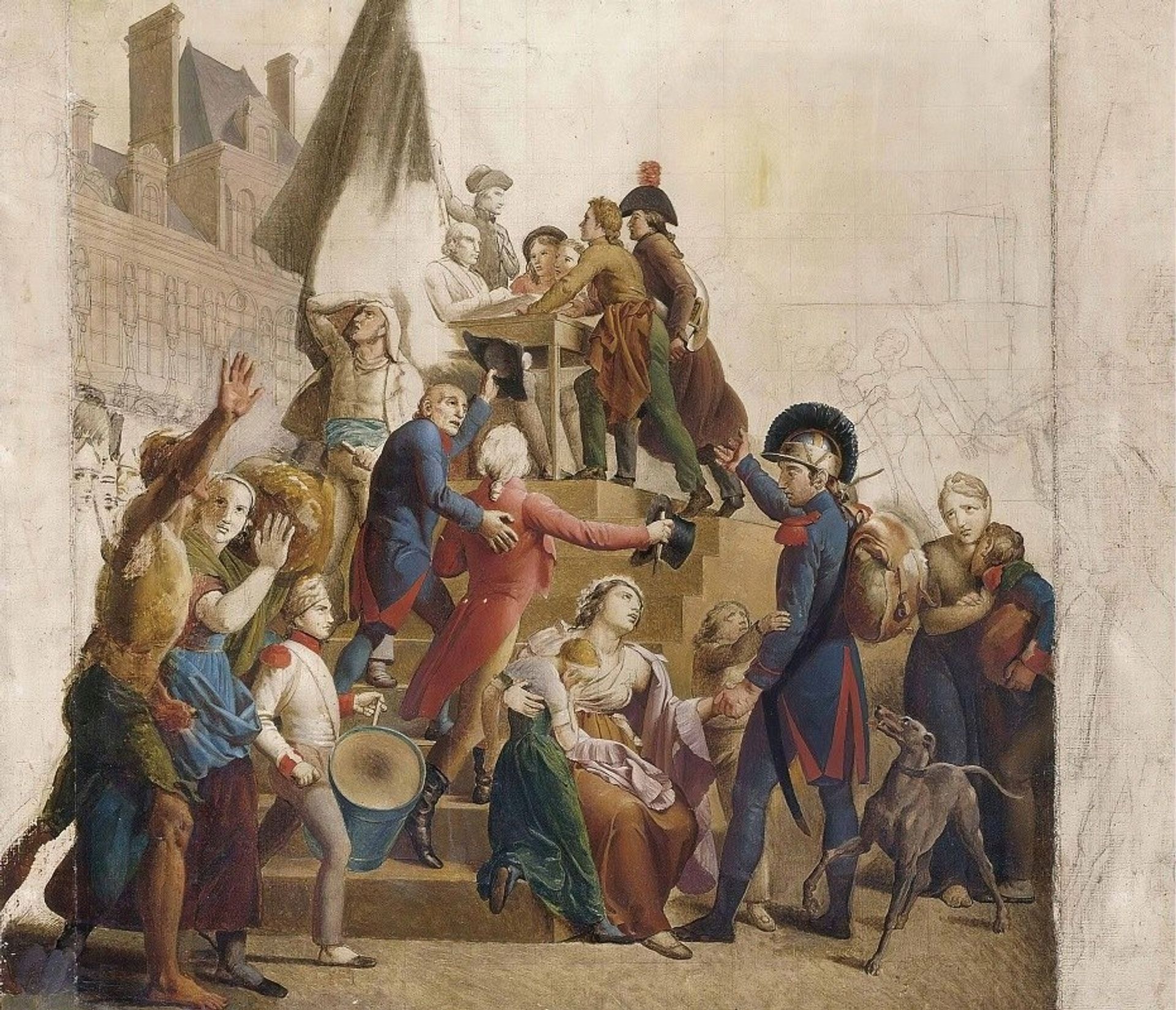 La Patrie En Danger by François Gérard
