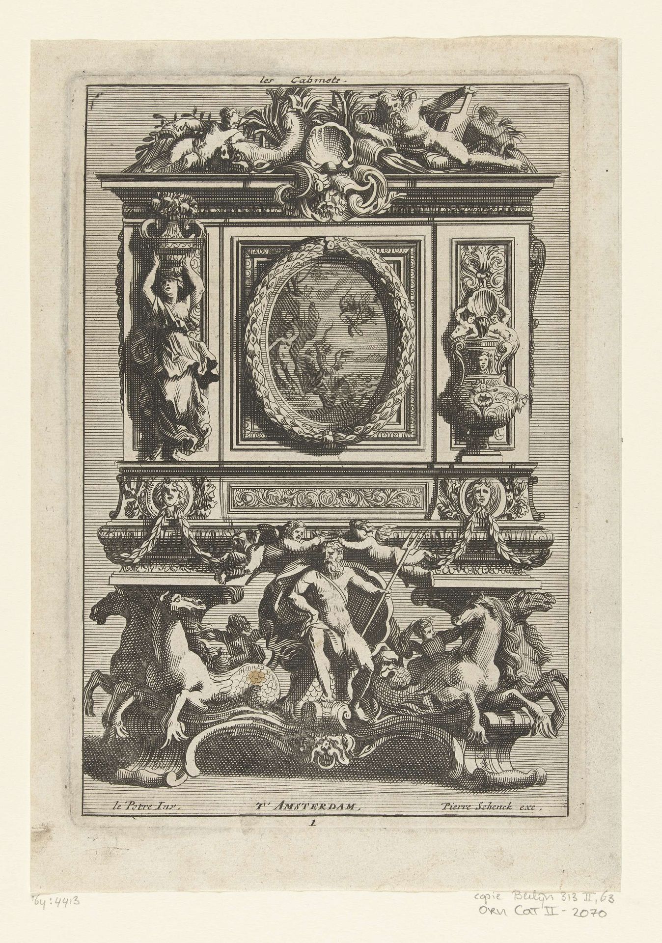 Titelblad: Les Cabinets by Anonymous