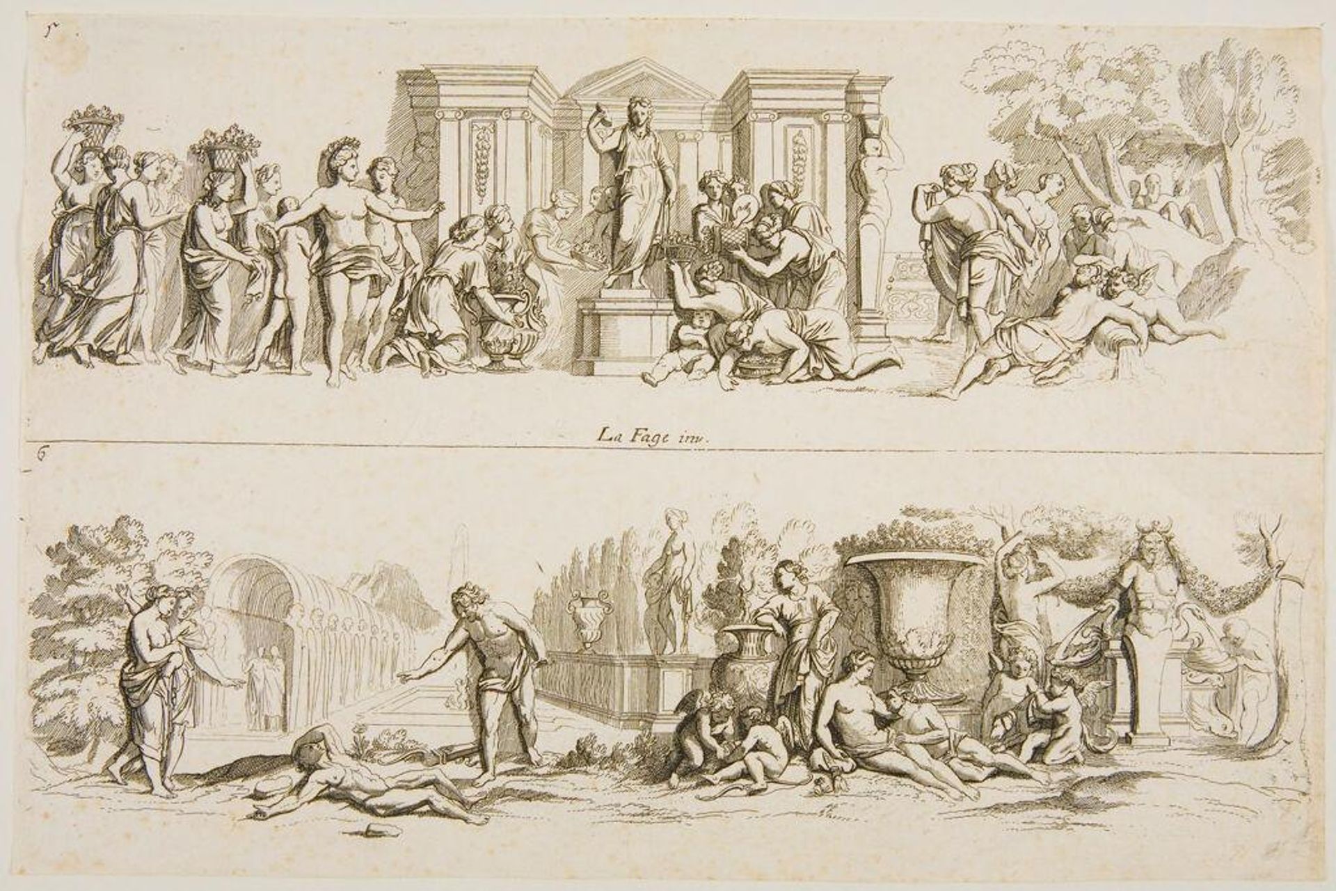 Frieze by Johann Ulrich Kraus