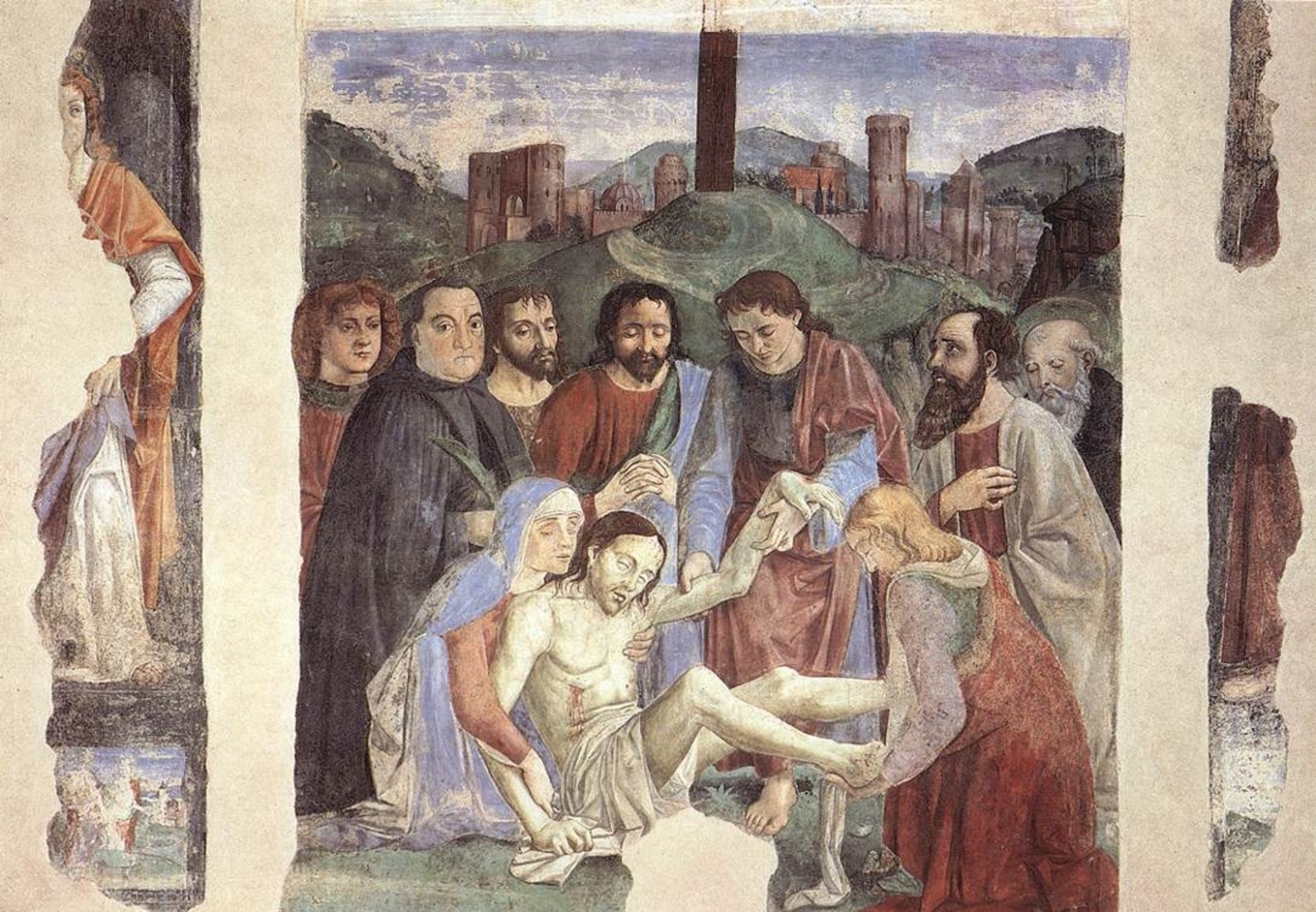 Lamentation over the Dead Christ by Domenico Ghirlandaio