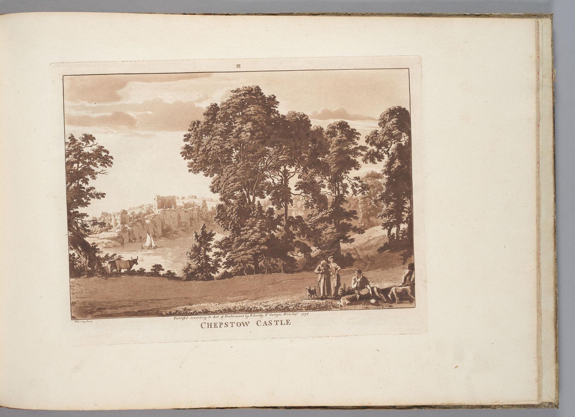 Chepstow Castle by Paul Sandby