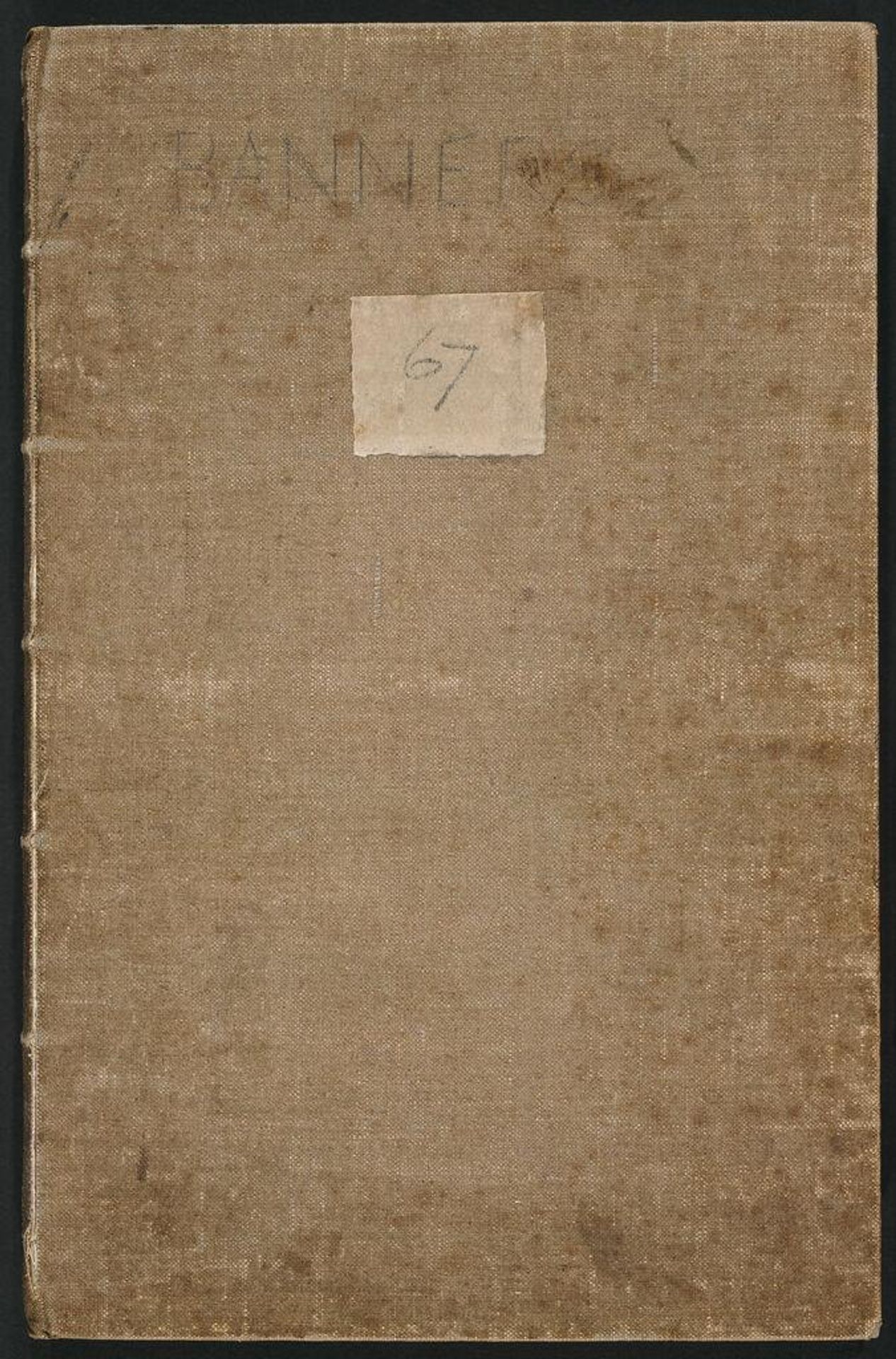 Sketchbook ("Banners") by Edward Burne-Jones