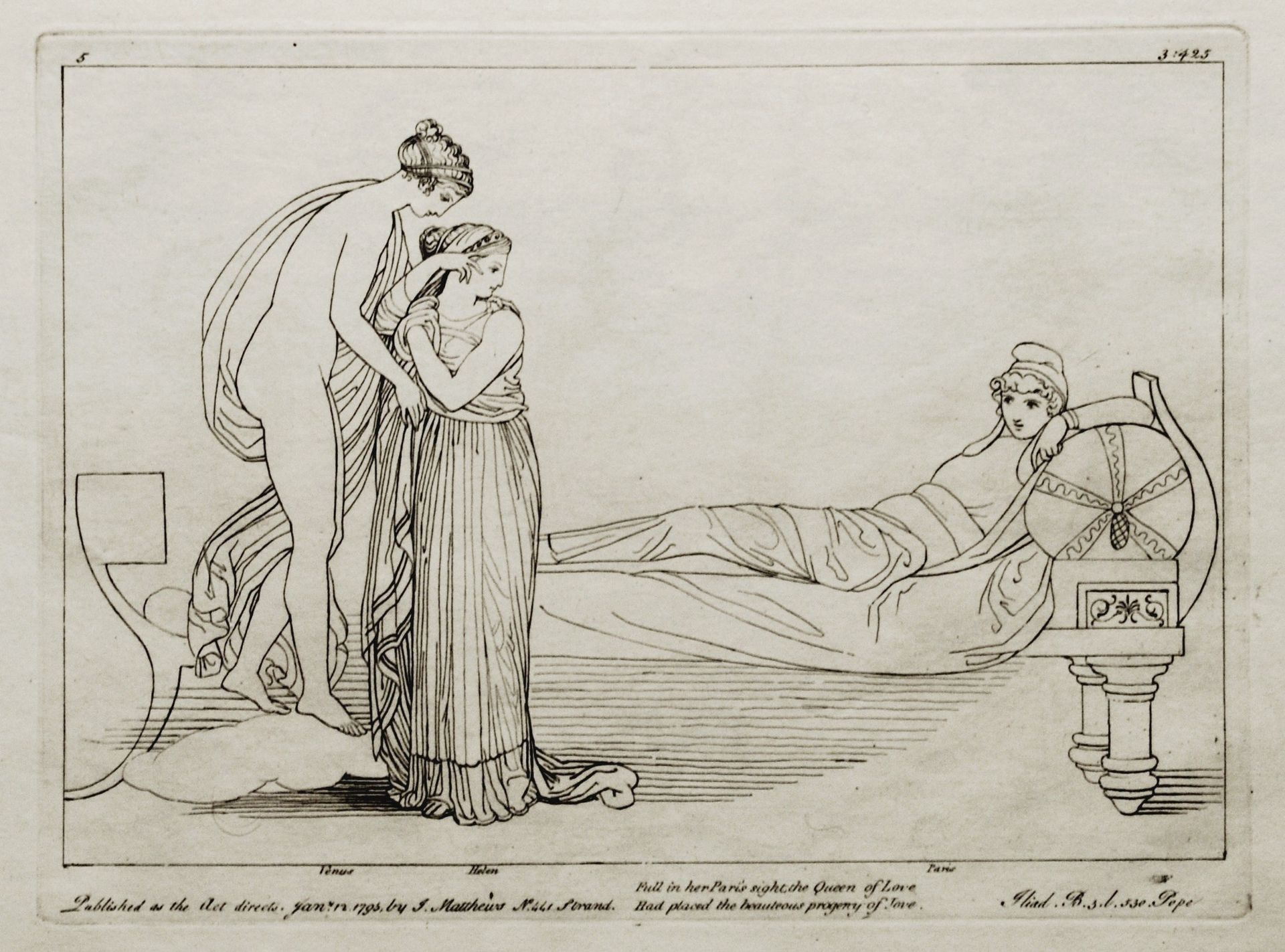 Illustration to the Iliad by John Flaxman