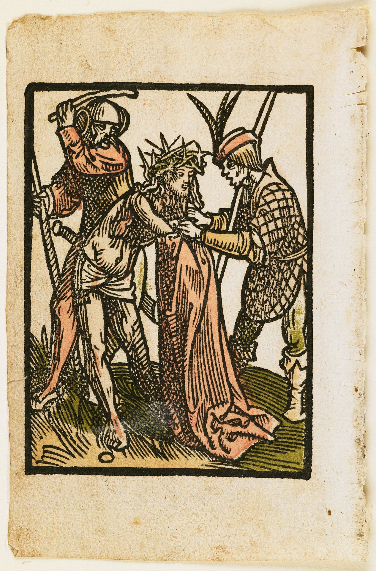 The Man of Sorrows with Soldier by Anonymous