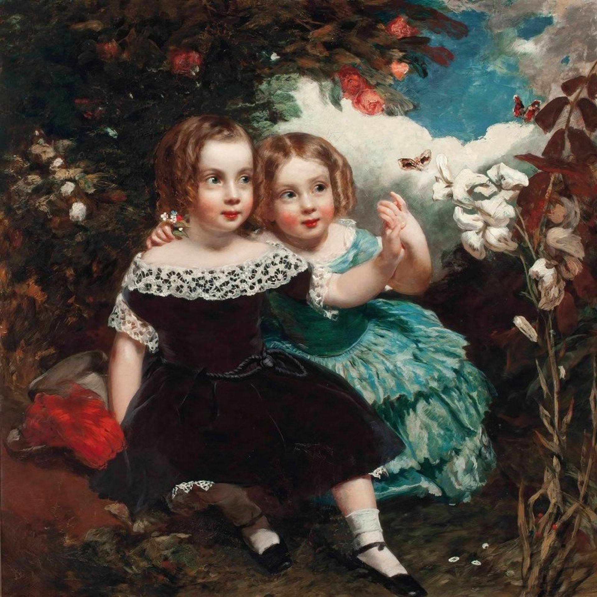 The Young Lepidopterists by James Sant