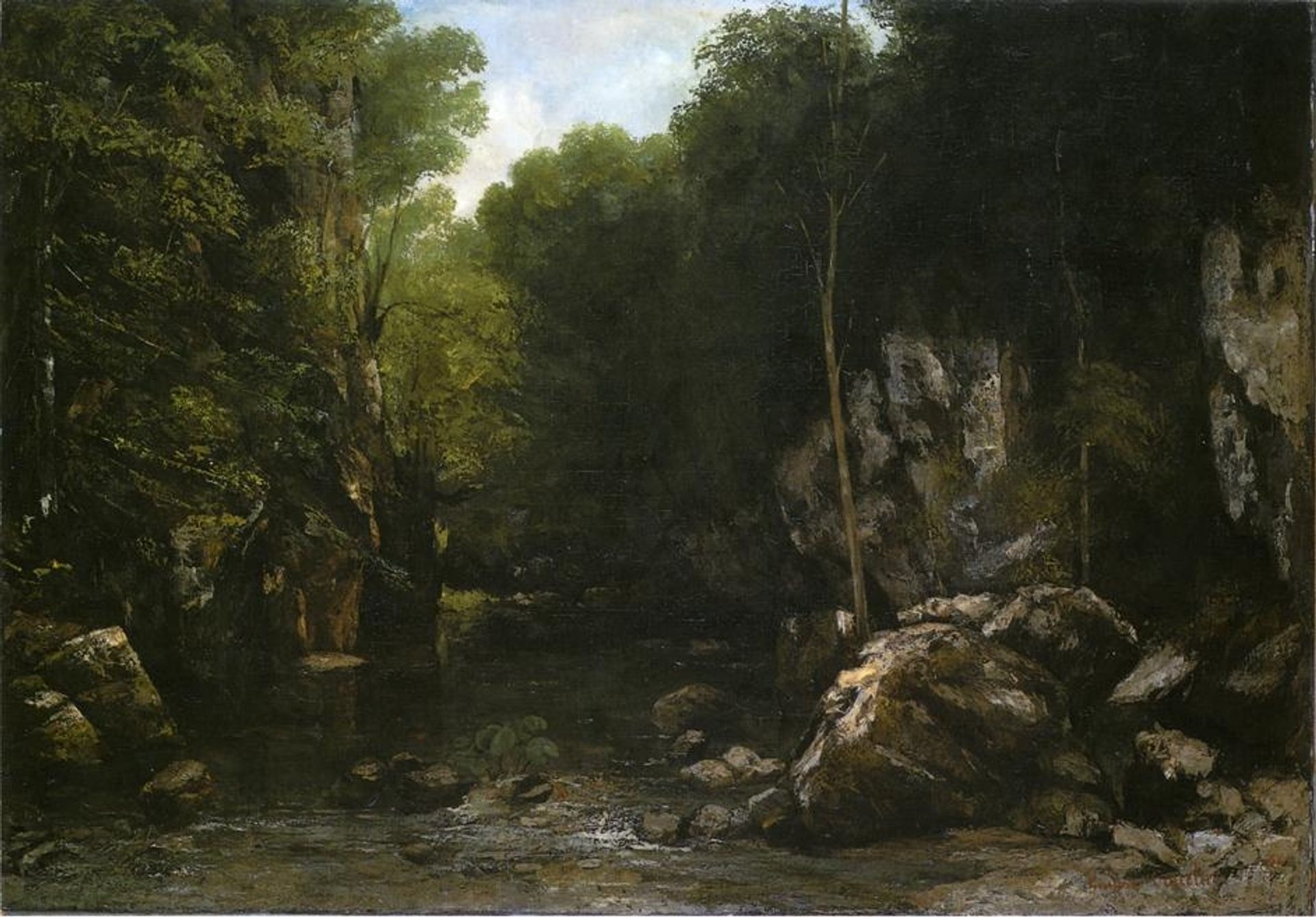 Solitude by Gustave Courbet
