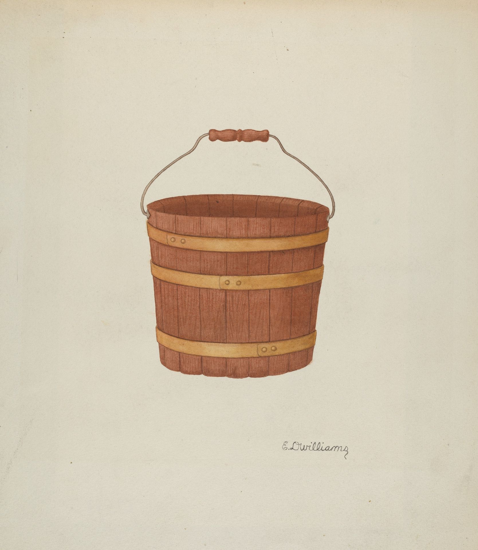 Shaker Cedar Basket by Edward D. Williams