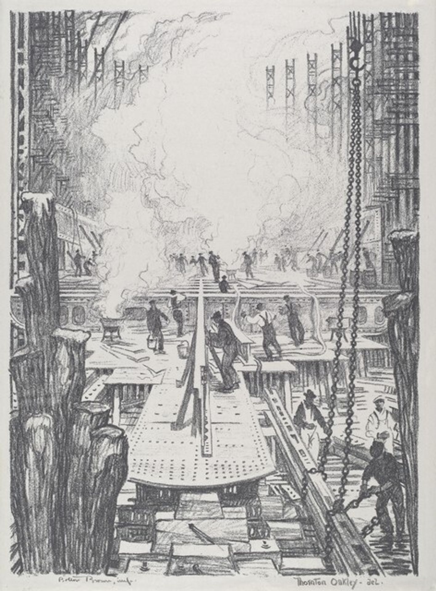 Hog Island. The Caldron by Thornton Oakley