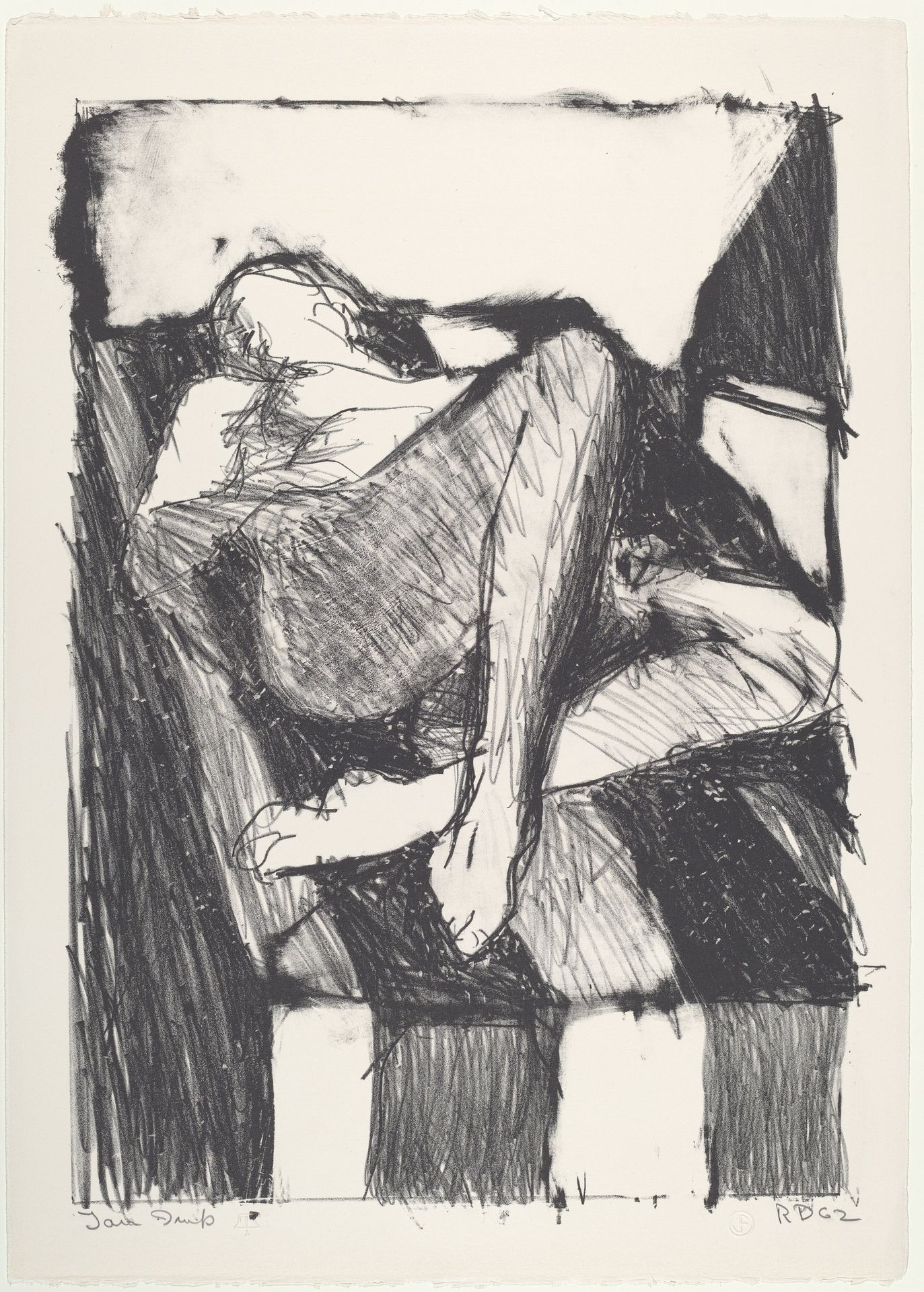 Reclining Figure I by Richard Diebenkorn