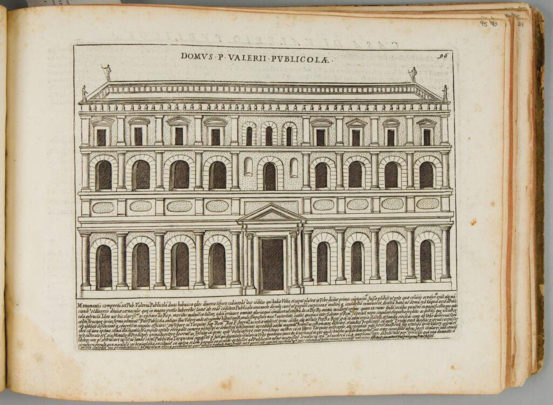 The House of Publius Valerius Publicola by Giacomo Lauro