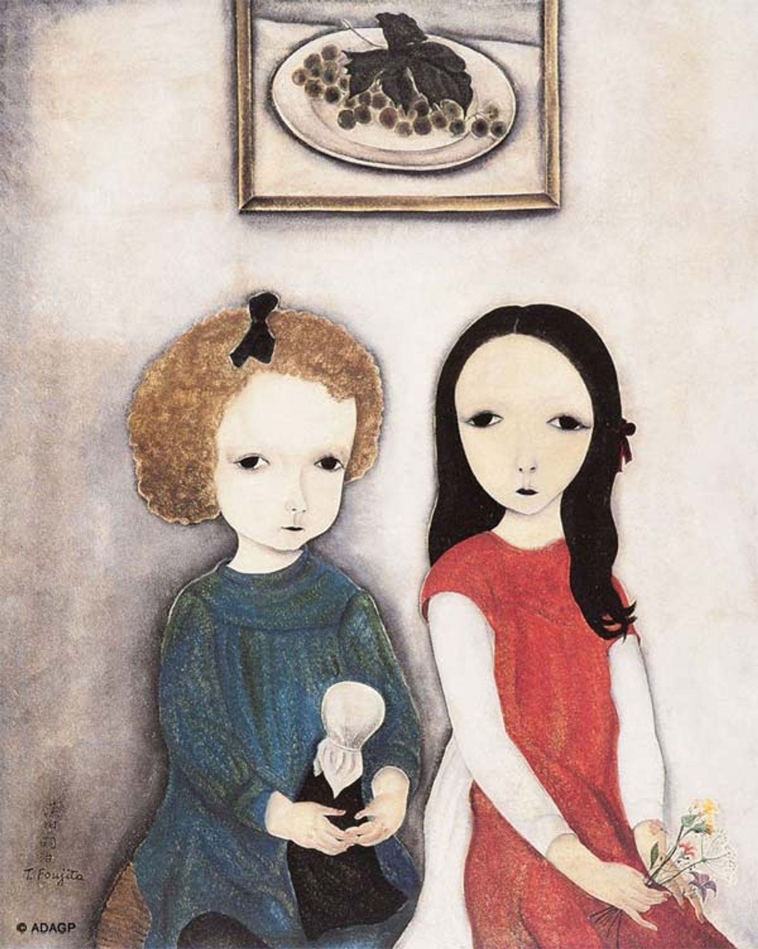 Deux Enfants by Tsuguharu Foujita