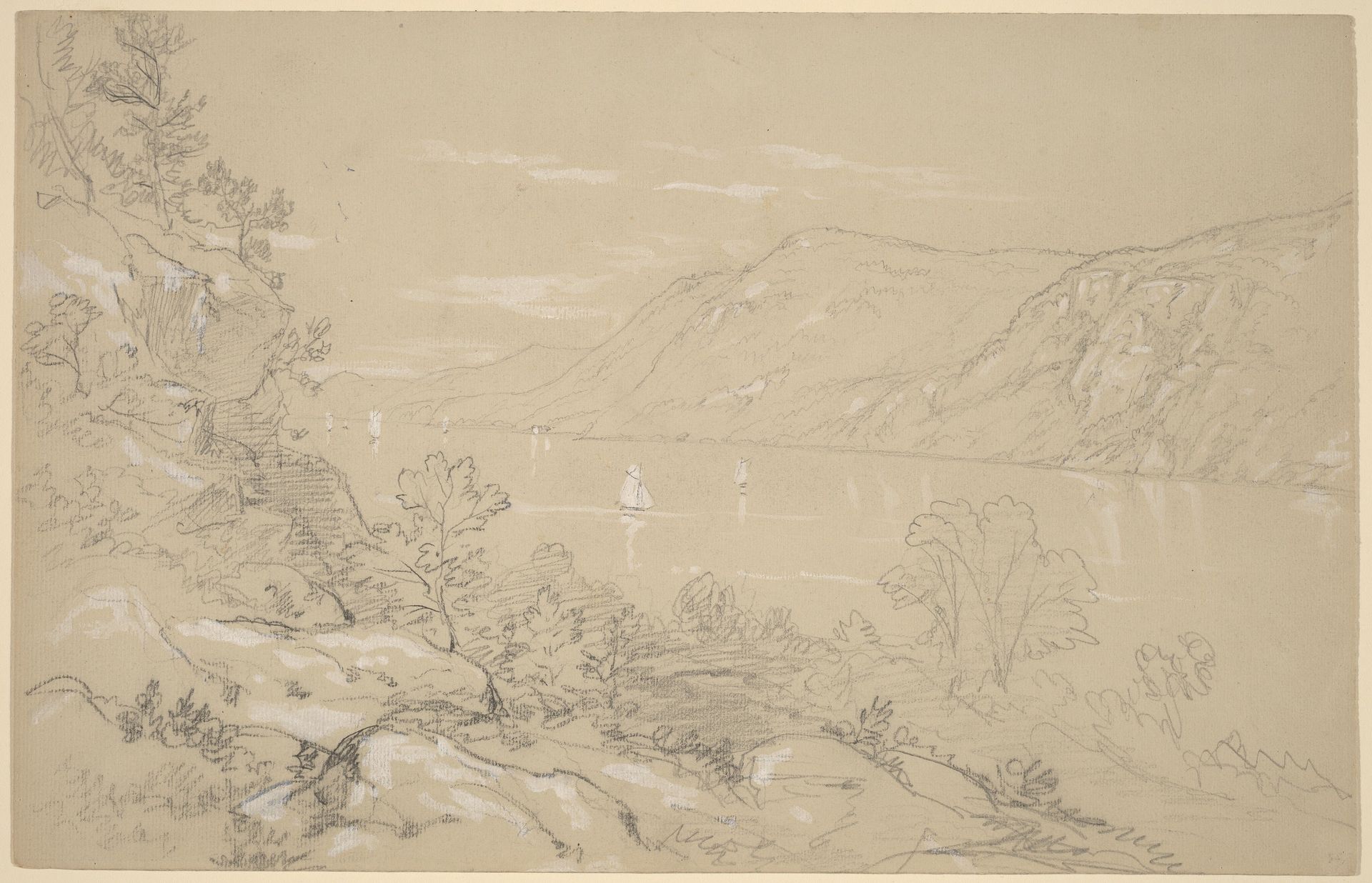 North from Storm King by John William Casilear