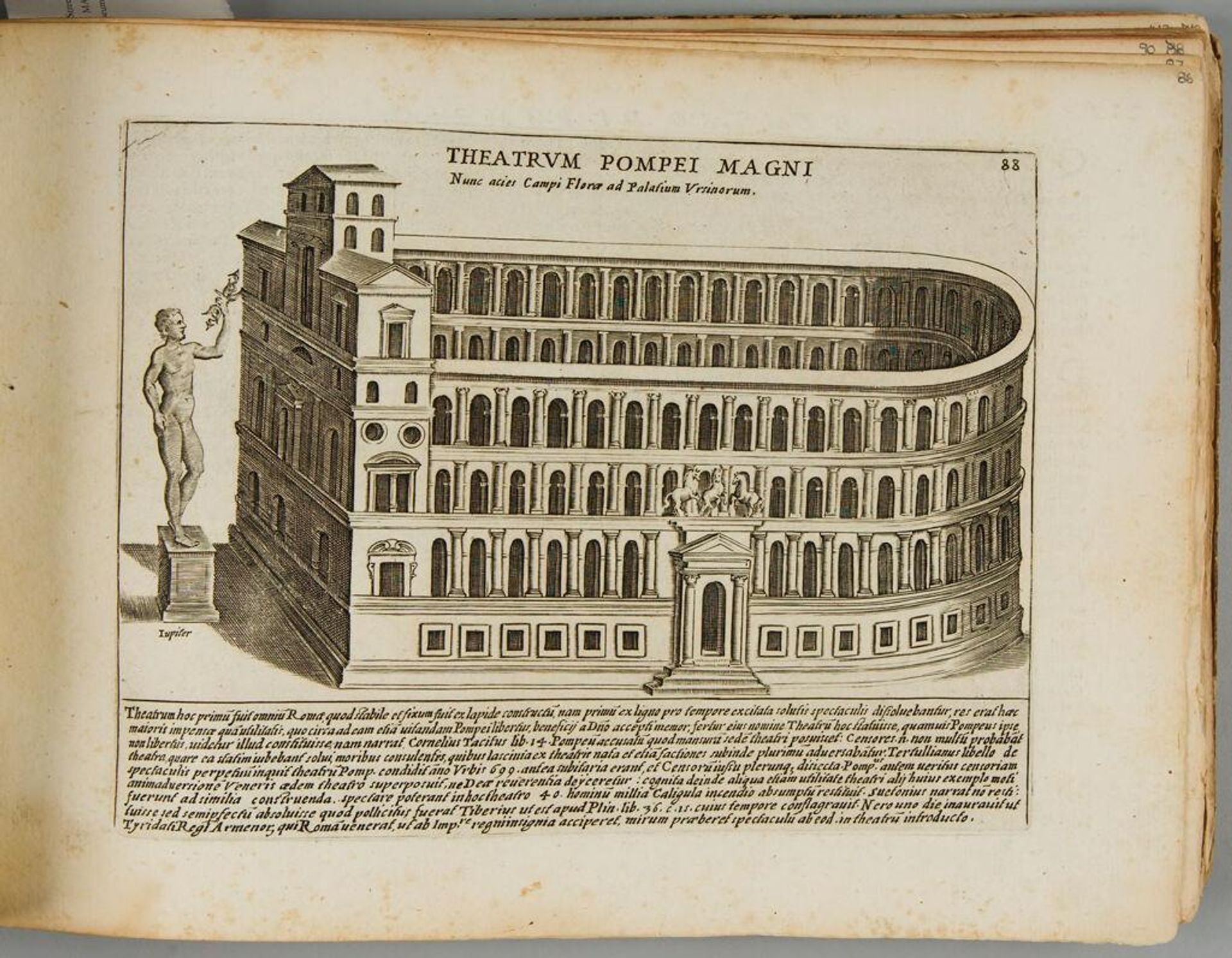 The Theater of Pompey the Great by Giacomo Lauro