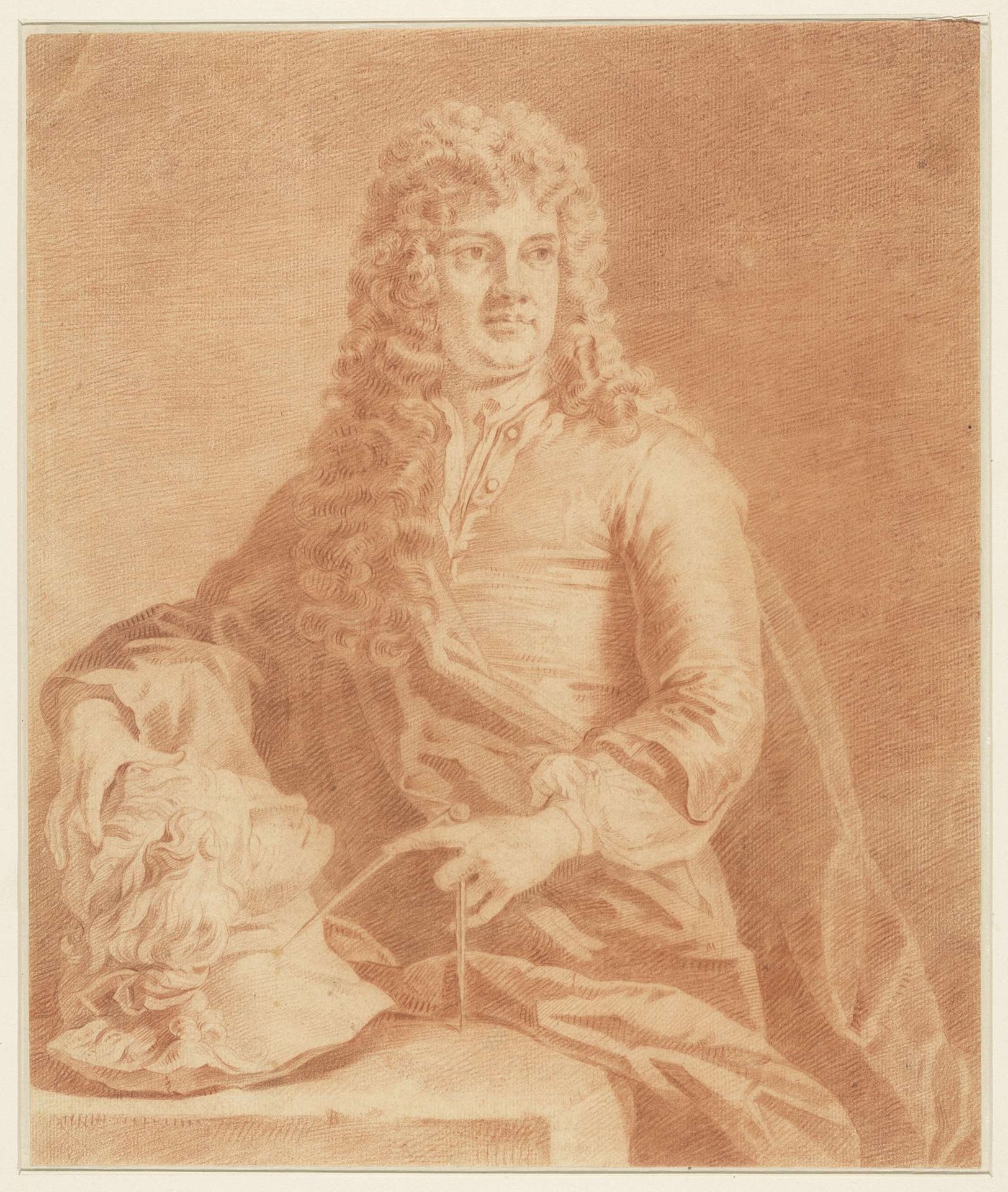 Portret van Pieter van der Plaes by Pieter Schenk