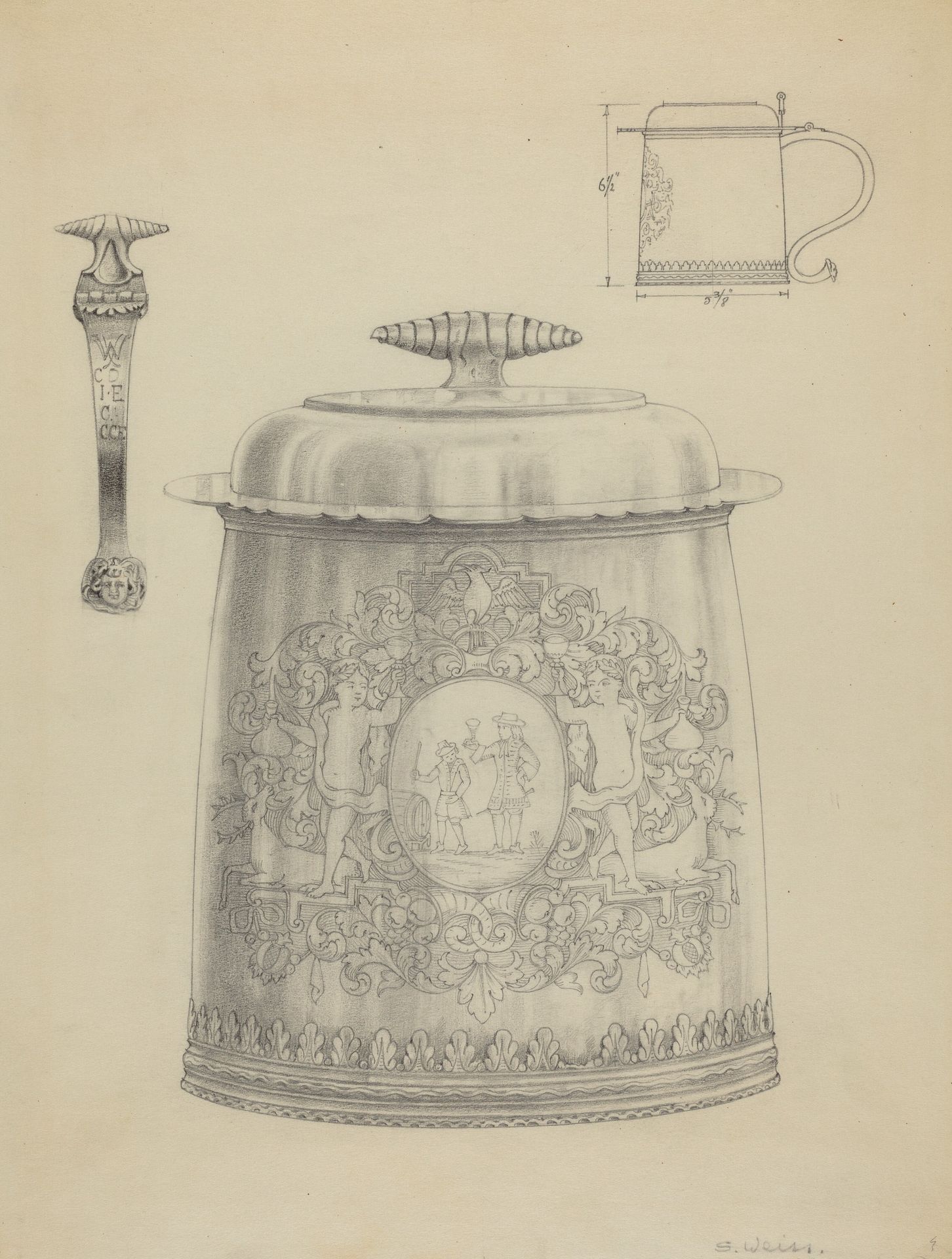 Silver Tankard by Simon Weiss