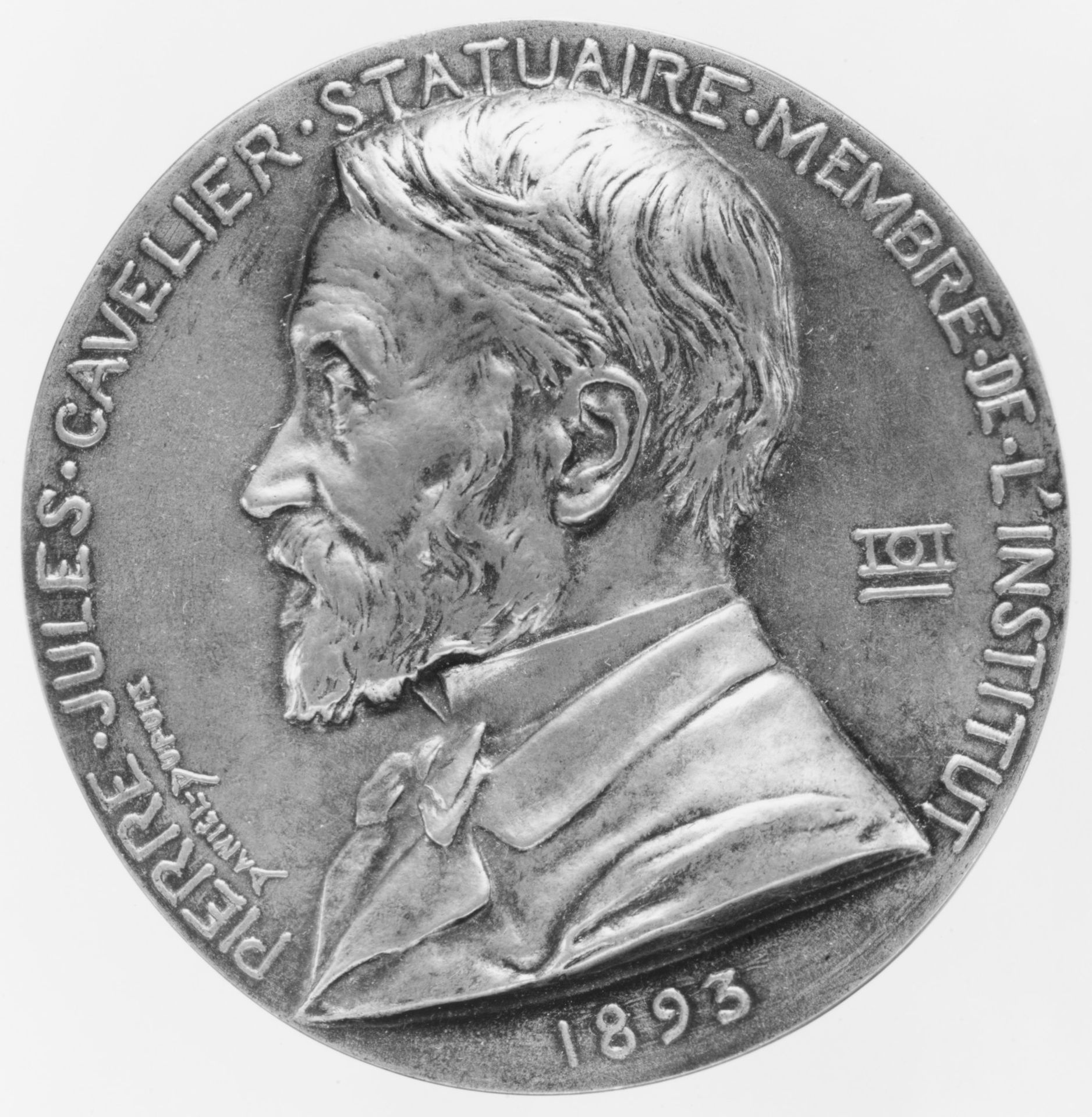 Pierre-Jules Cavelier (1814–1894), sculptor by Daniel Jean-Baptiste Dupuis