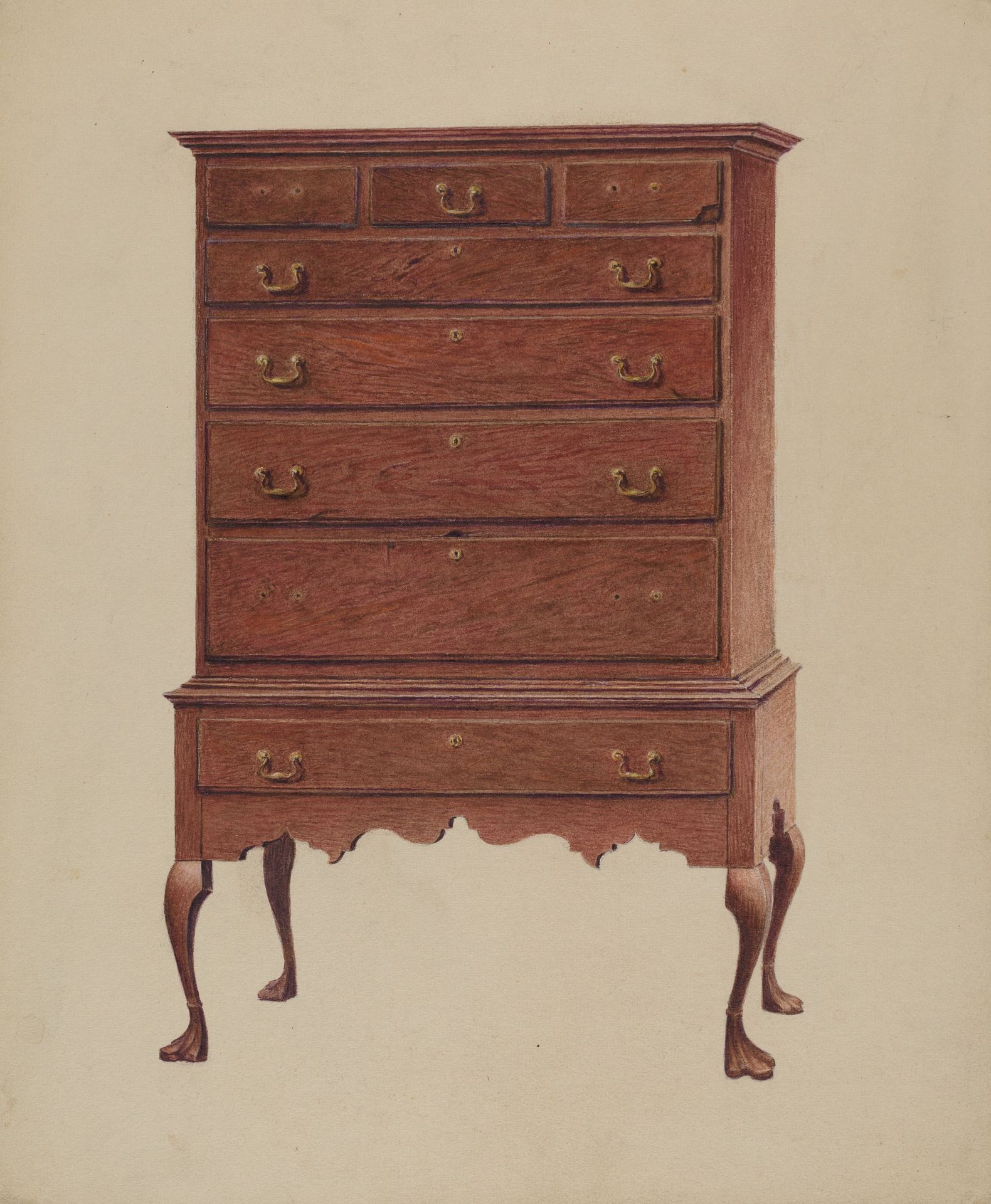 Early American highboy by Ralph Boyer