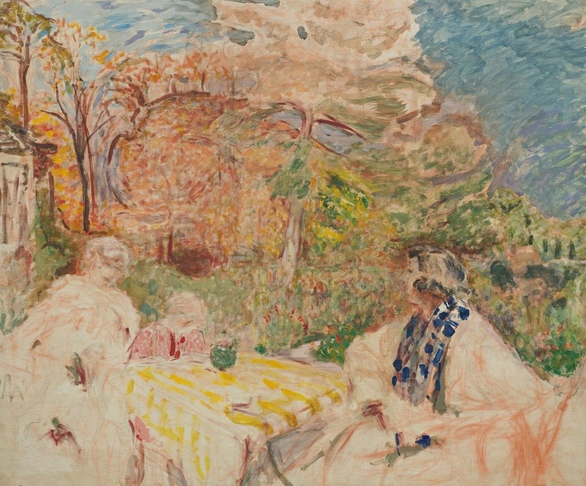 Femmes Et Enfant Au Clos Cézanne by Édouard Vuillard
