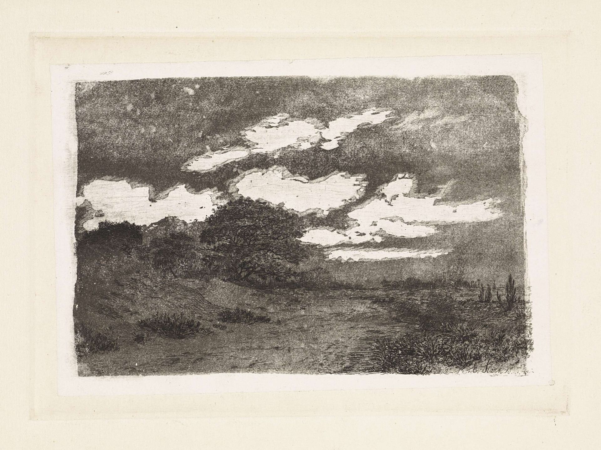 Duinlandschap by Elias Stark
