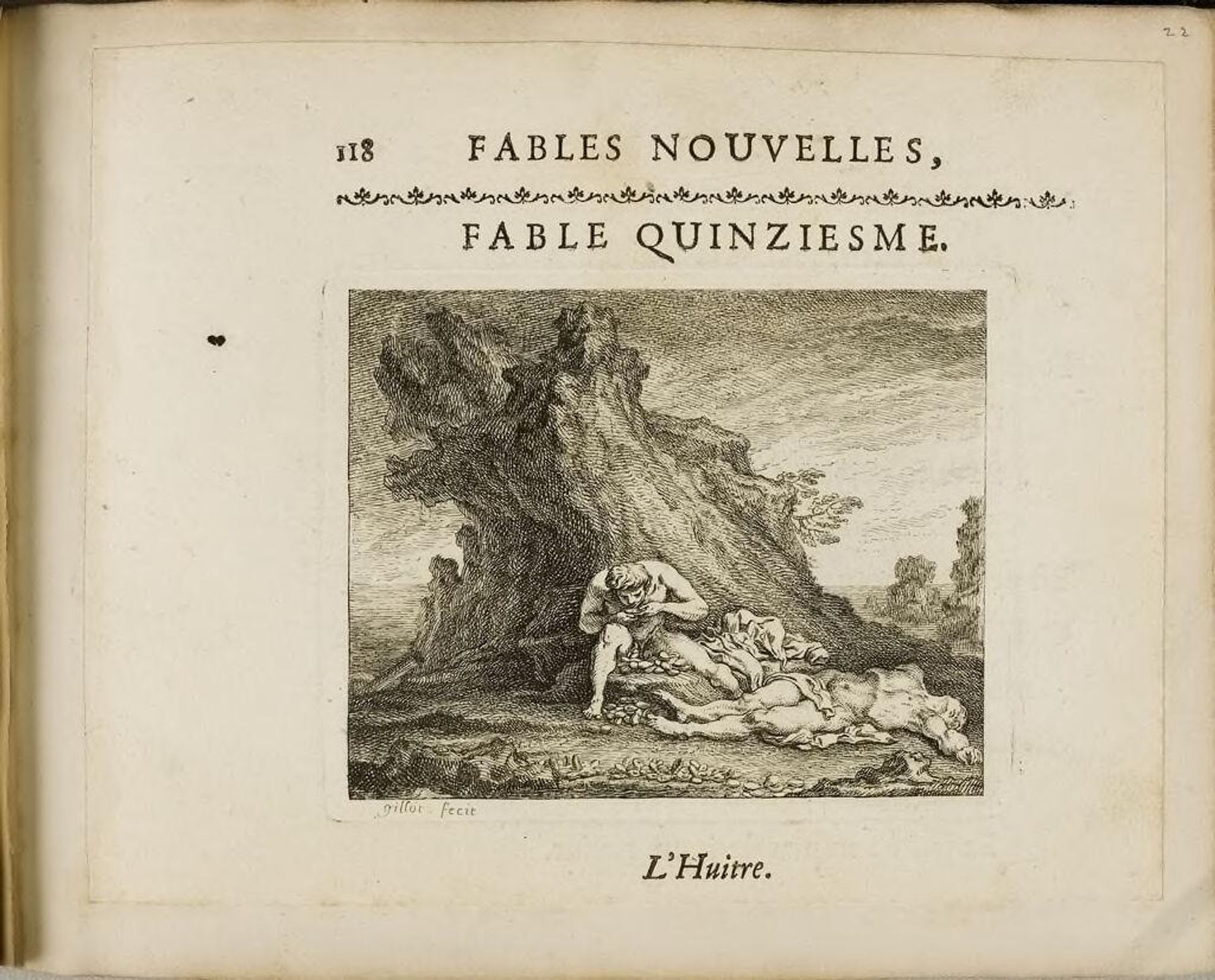The Oyster by Claude Gillot