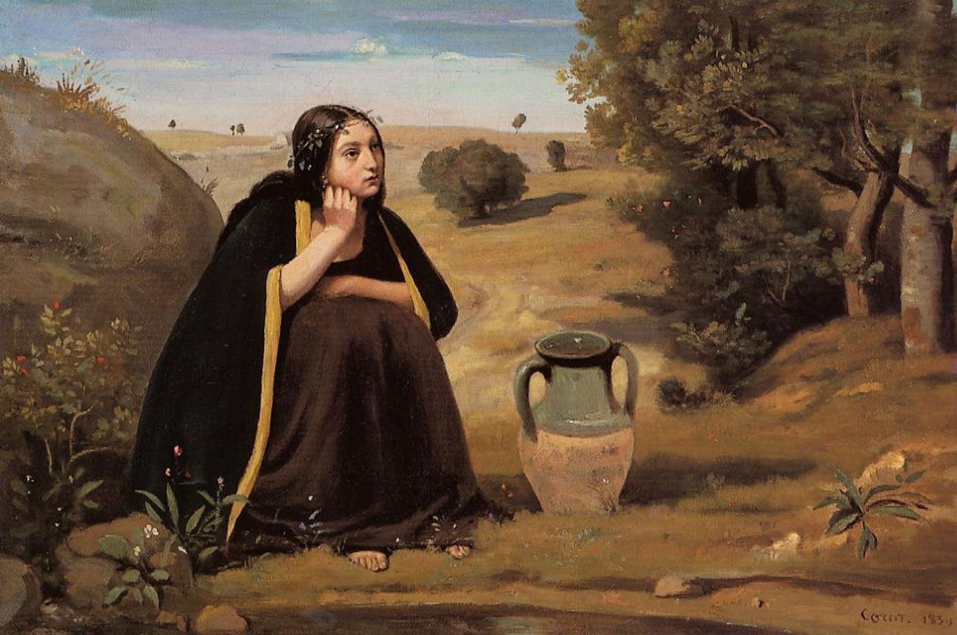 Rebecca by Camille Corot