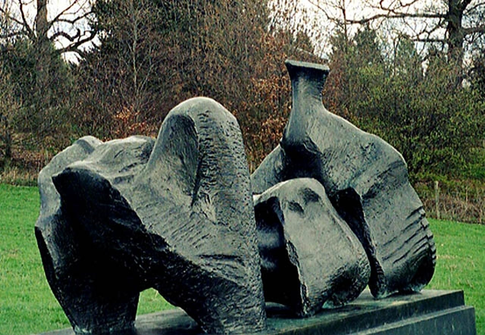 Three Piece Reclining Figure No. 1 by Henry Moore