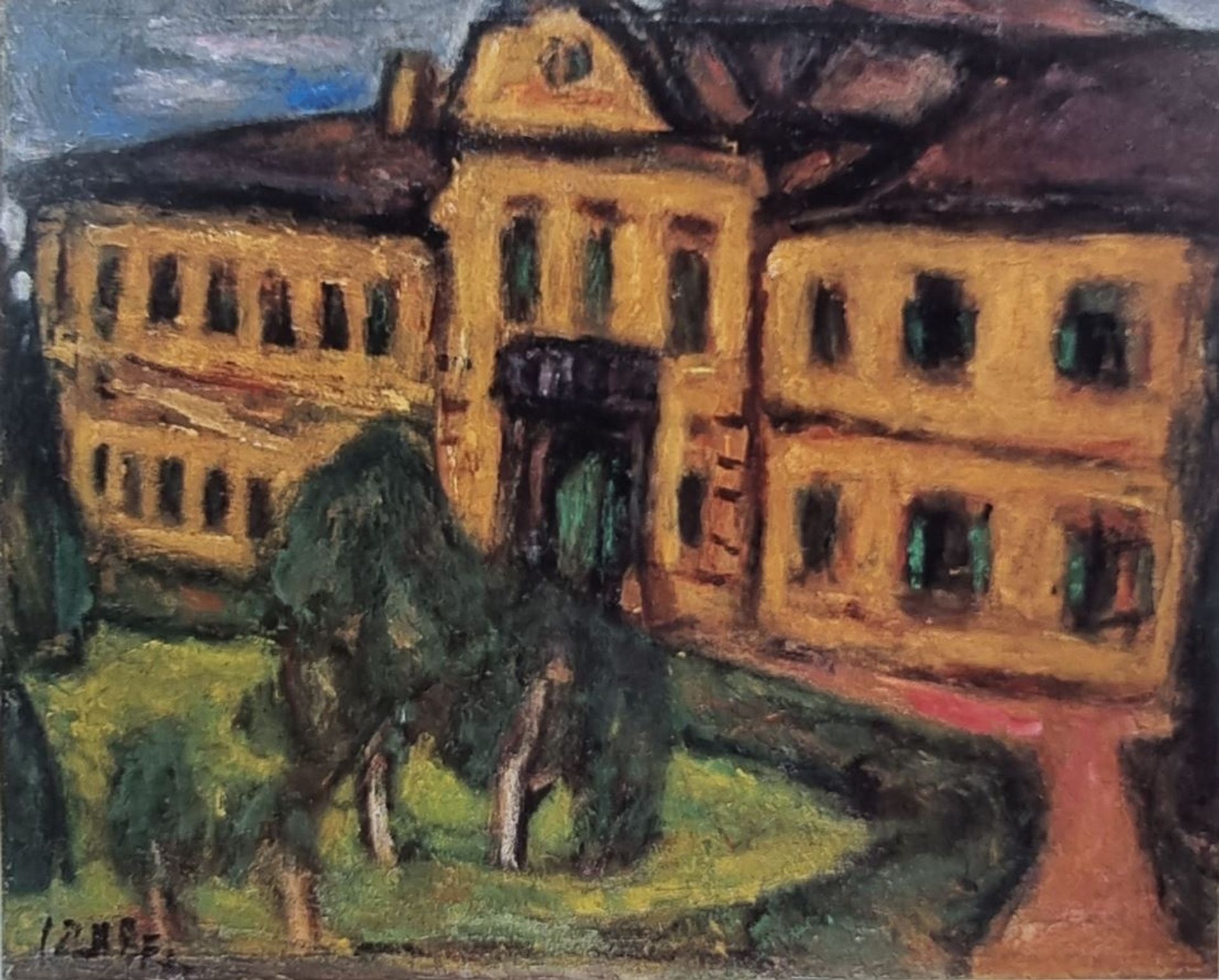 Czóbel Béla Hatvan Castle by Bela Czobel