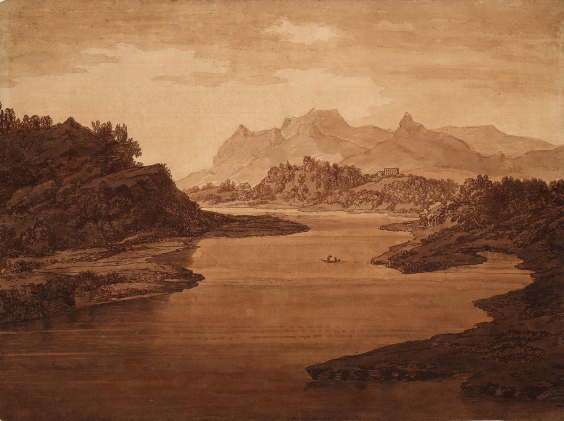 Classical Landscape by Alexander Cozens