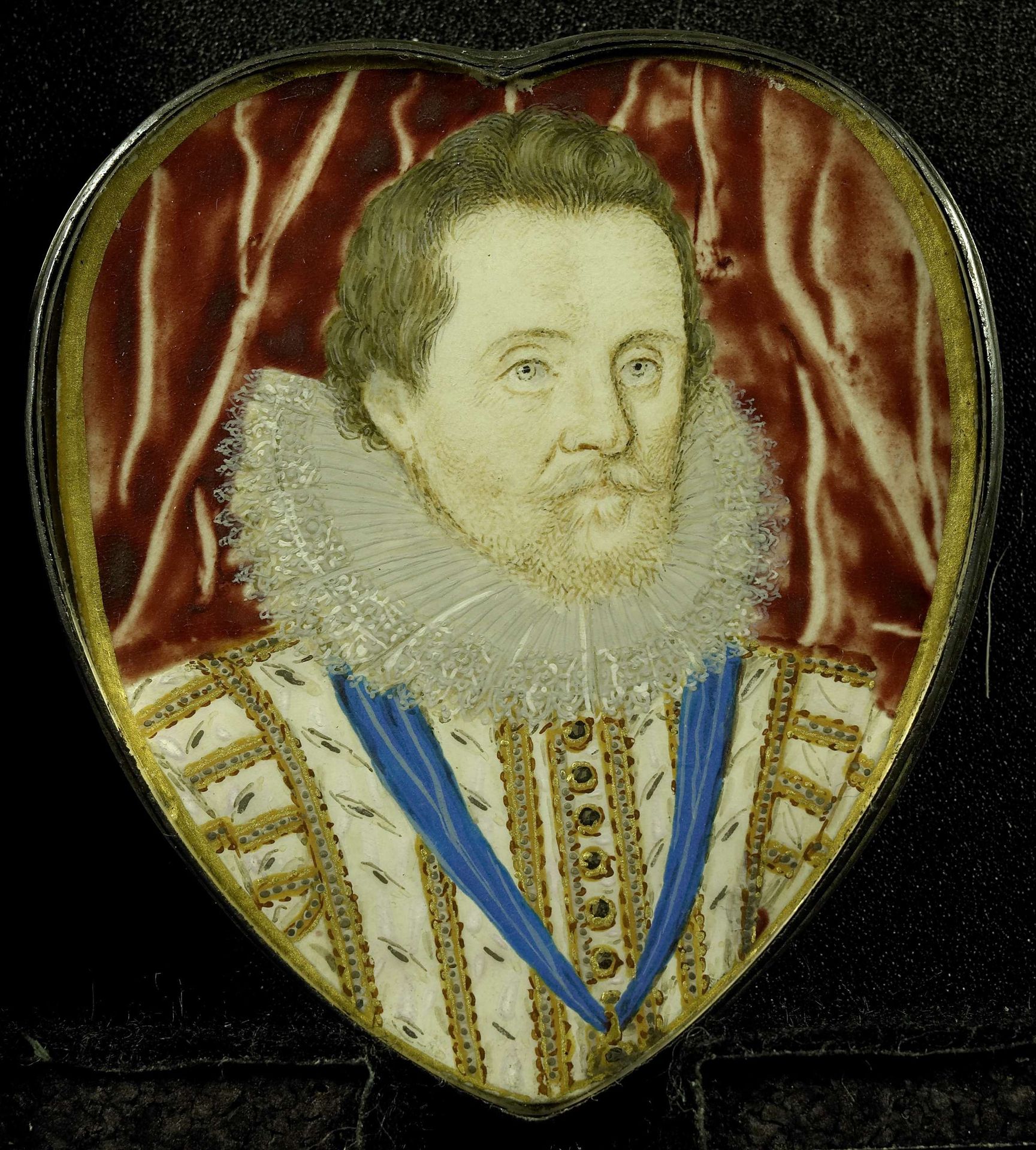 Portrait of James I (1566-1625), King of Engeland by Lawrence Hilliard