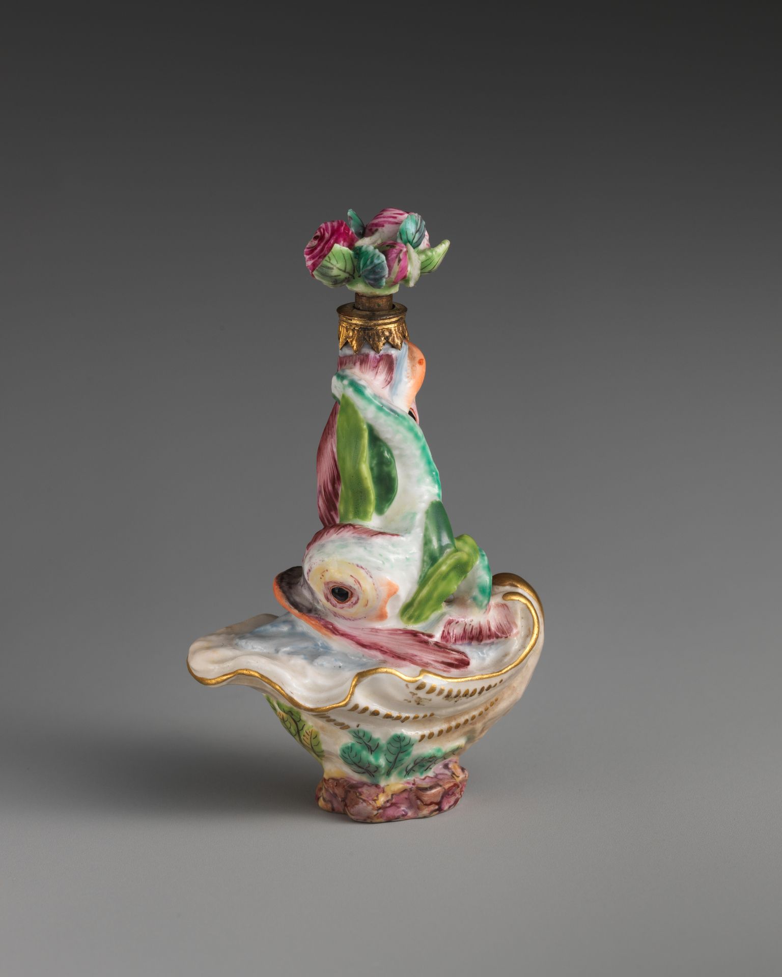 Two entwined dolphins by Chelsea Porcelain Manufactory