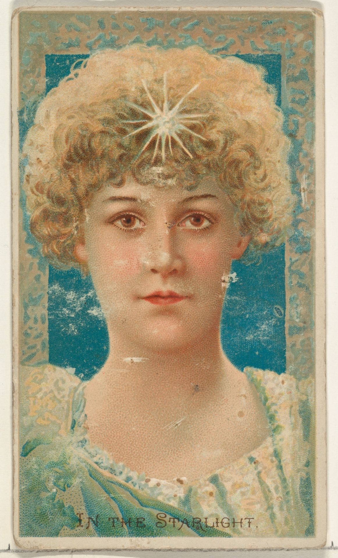 In the Starlight, from the Illustrated Songs series (N116) issued by W. Duke, Sons & Co. to promote Honest Long Cut Tobacco by W. Duke, Sons & Co.