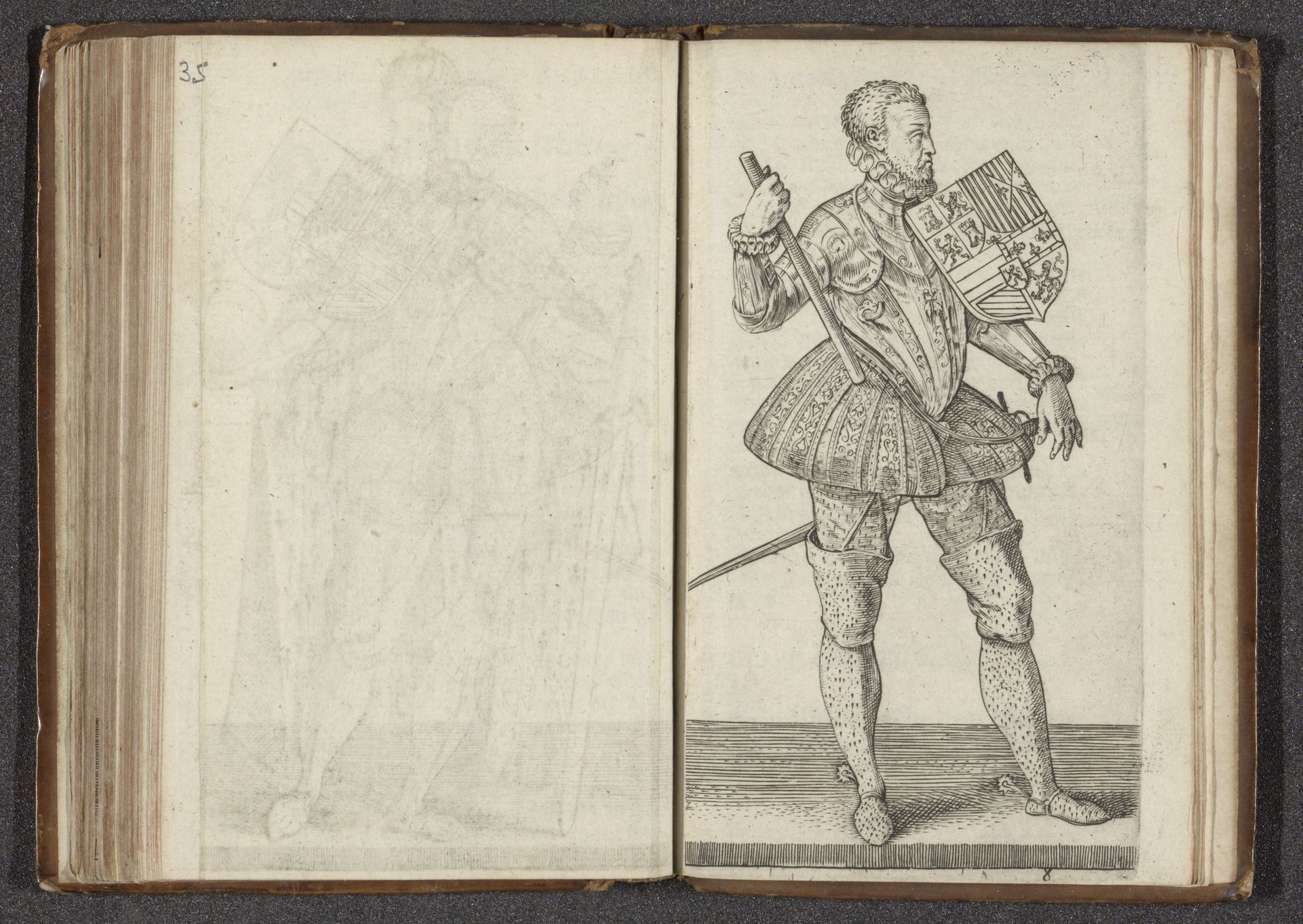 Filips II by Hendrick Goltzius