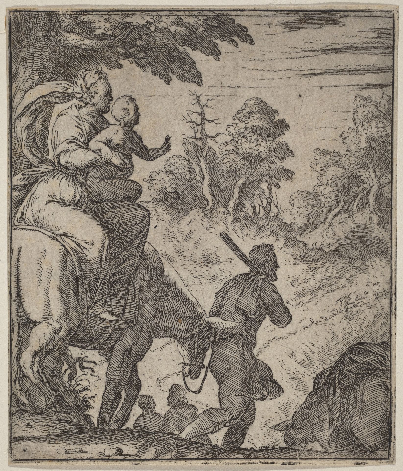 The Flight into Egypt by Giovanni Battista Fontana
