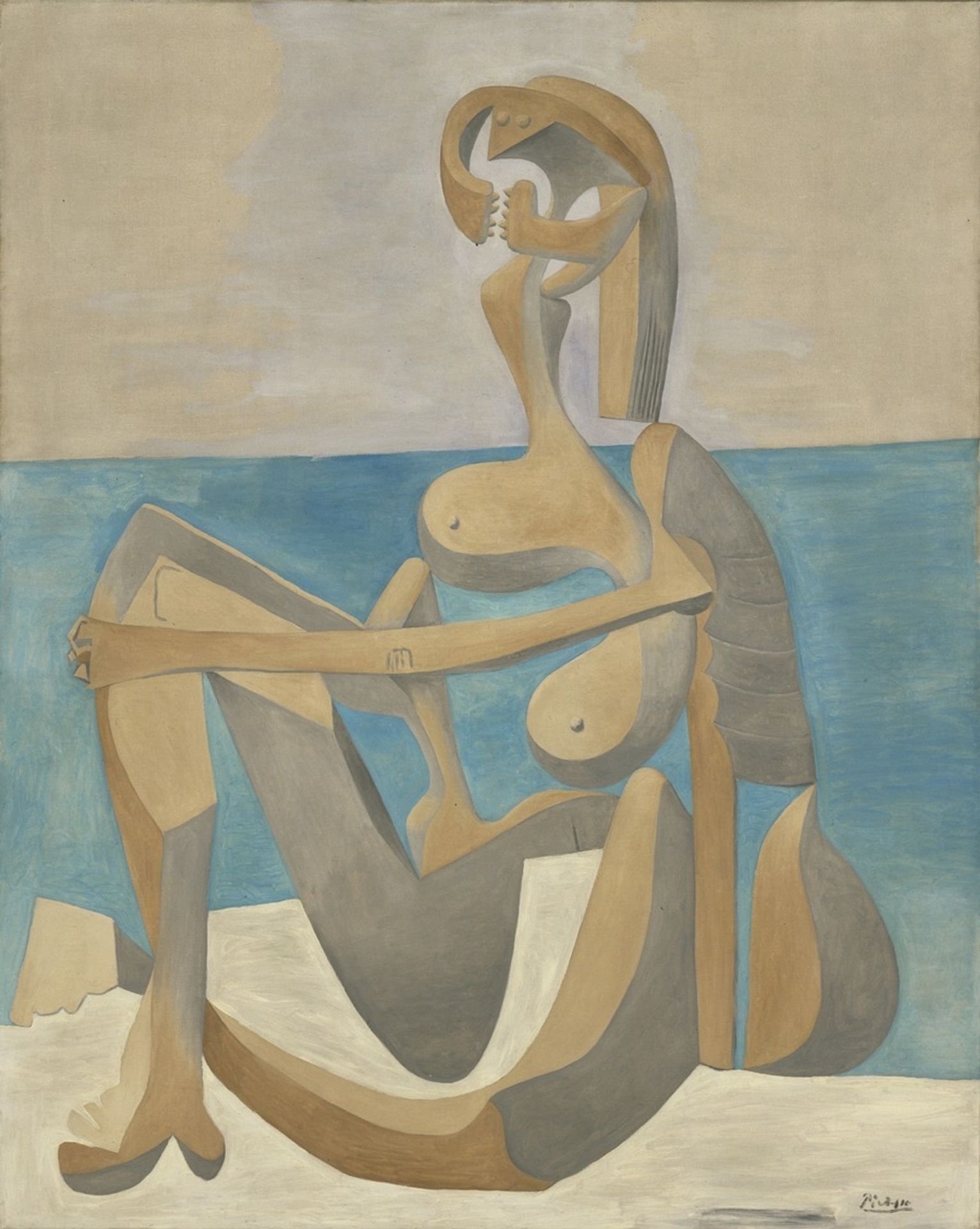 Seated Bather by Pablo Picasso