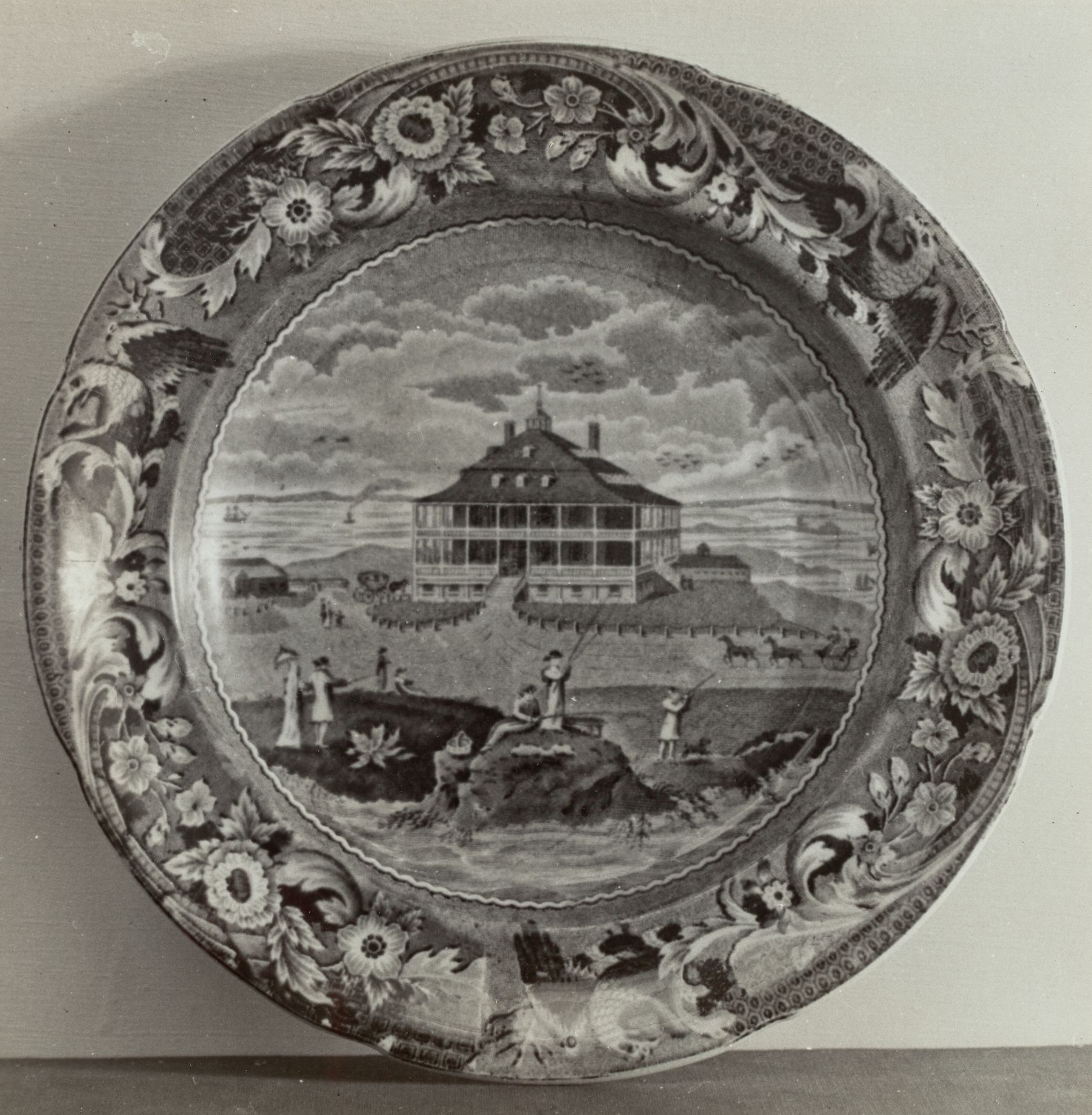 Plate - "Nahant Hotel" by Helmut Hiatt