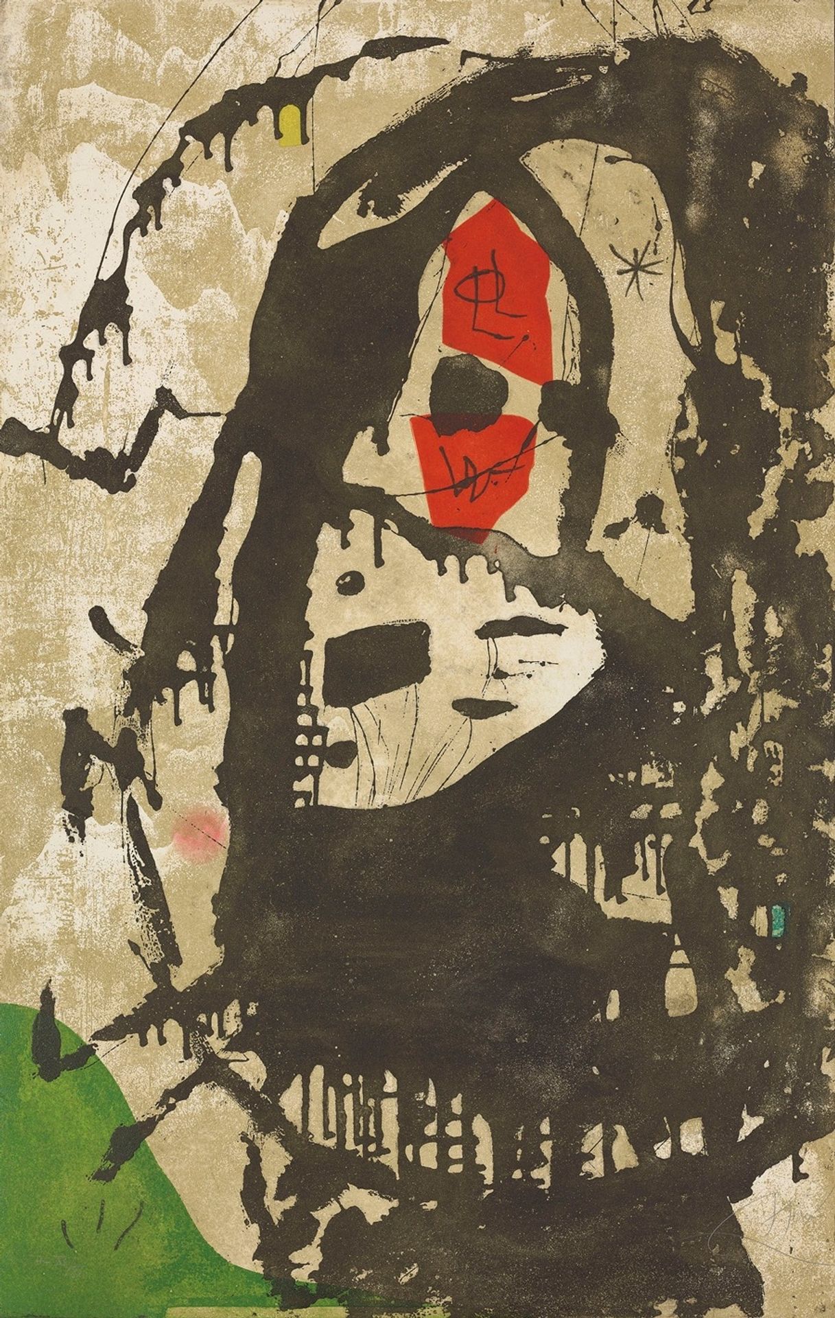 Els Gossos VI by Joan Miró