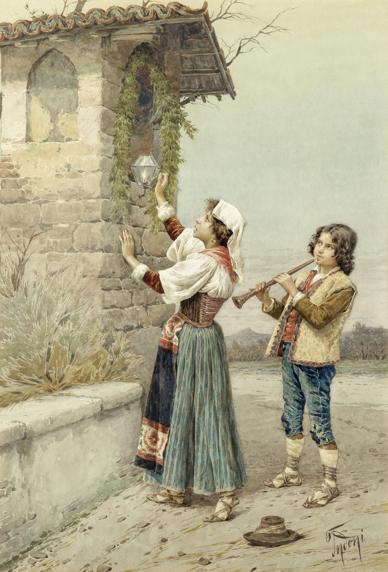 Lighting the lamps by Filippo Indoni