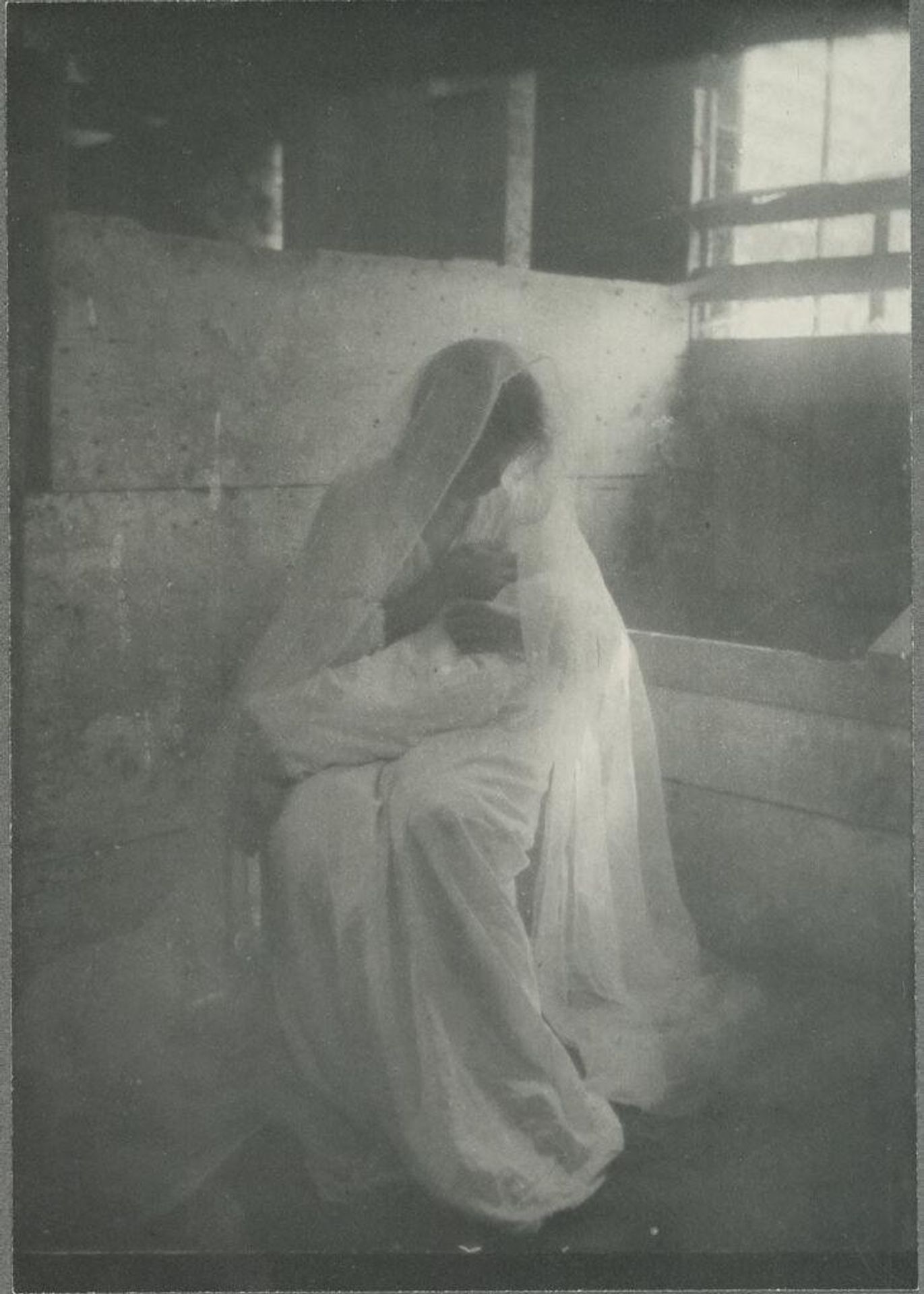 The Manger by Gertrude Kasebier