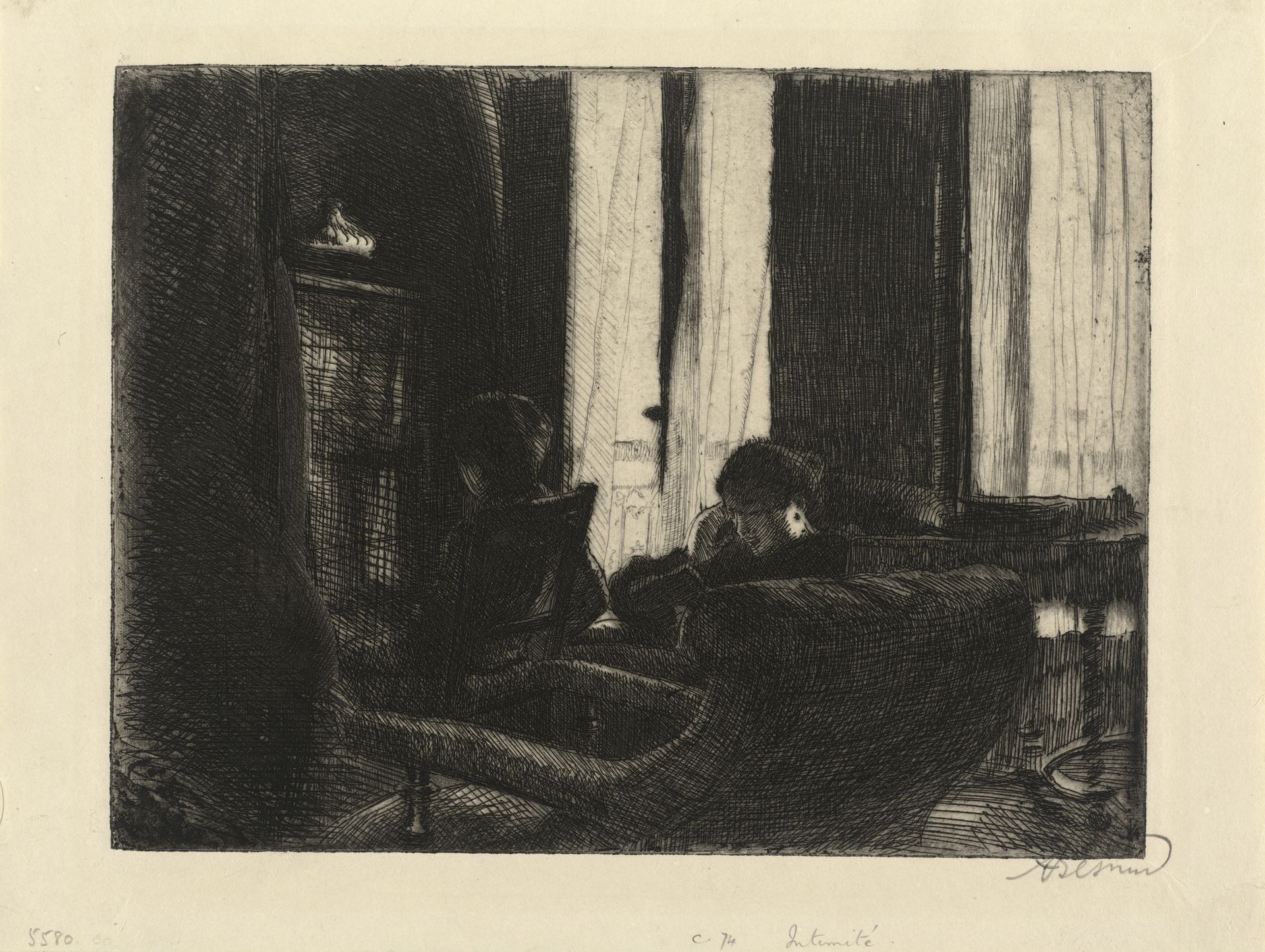 Intimacy by Paul-Albert Besnard