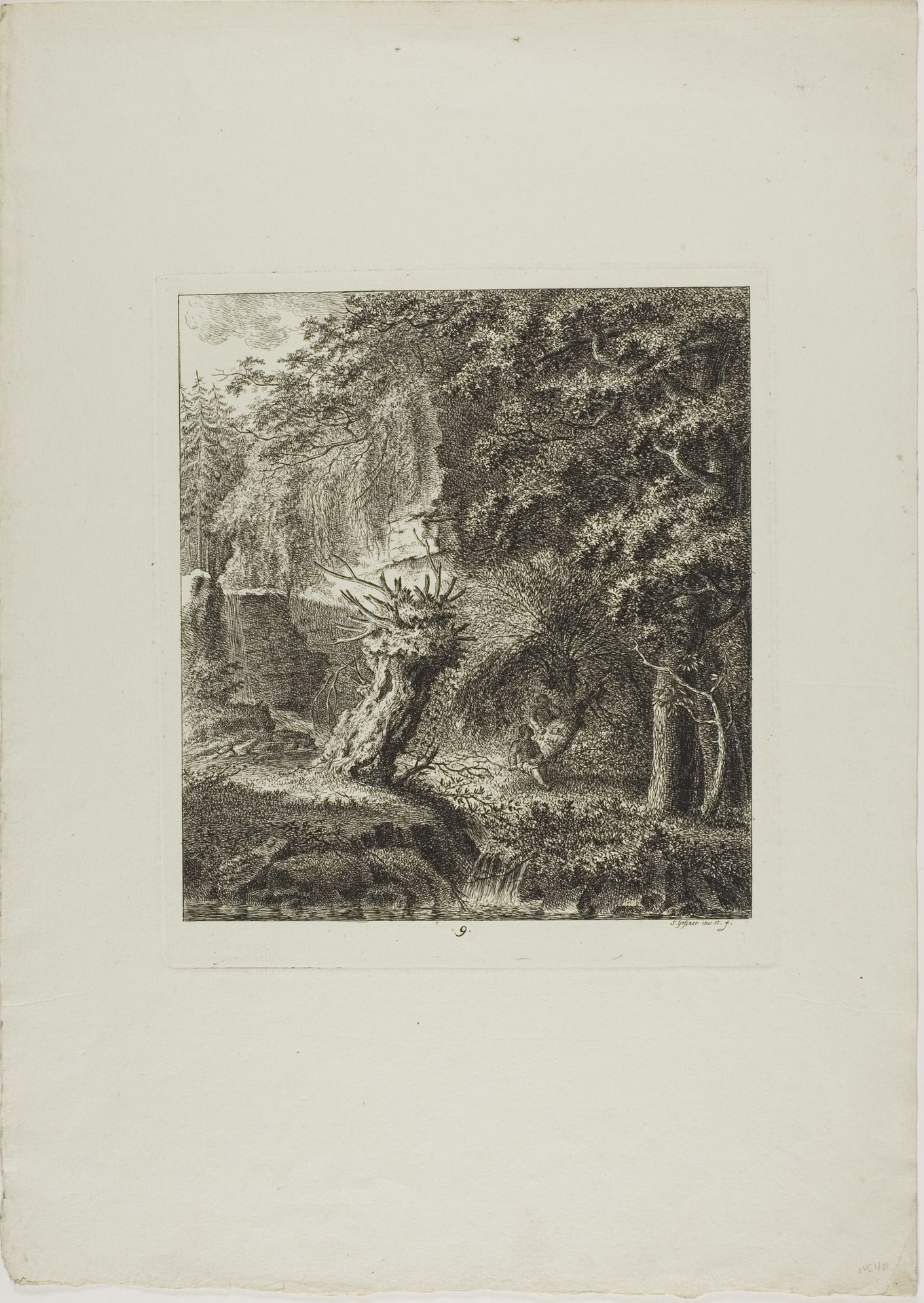 Landscapes Dedicated to M. Warelet by Salomon Gessner
