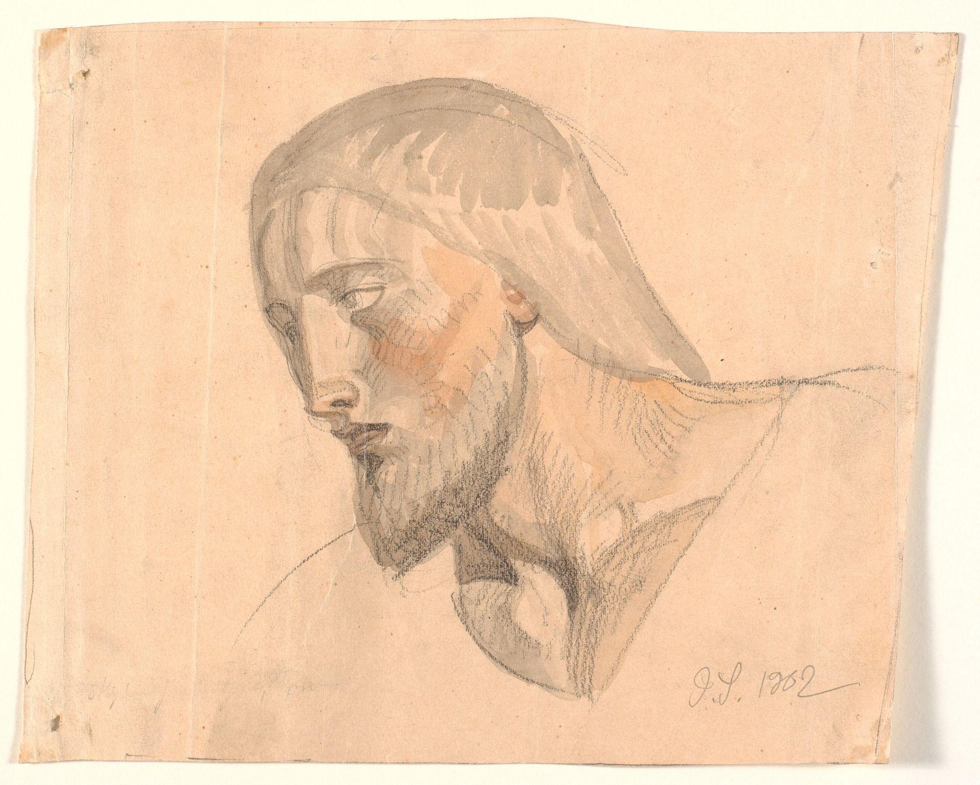Studie af hoved by Joakim Skovgaard